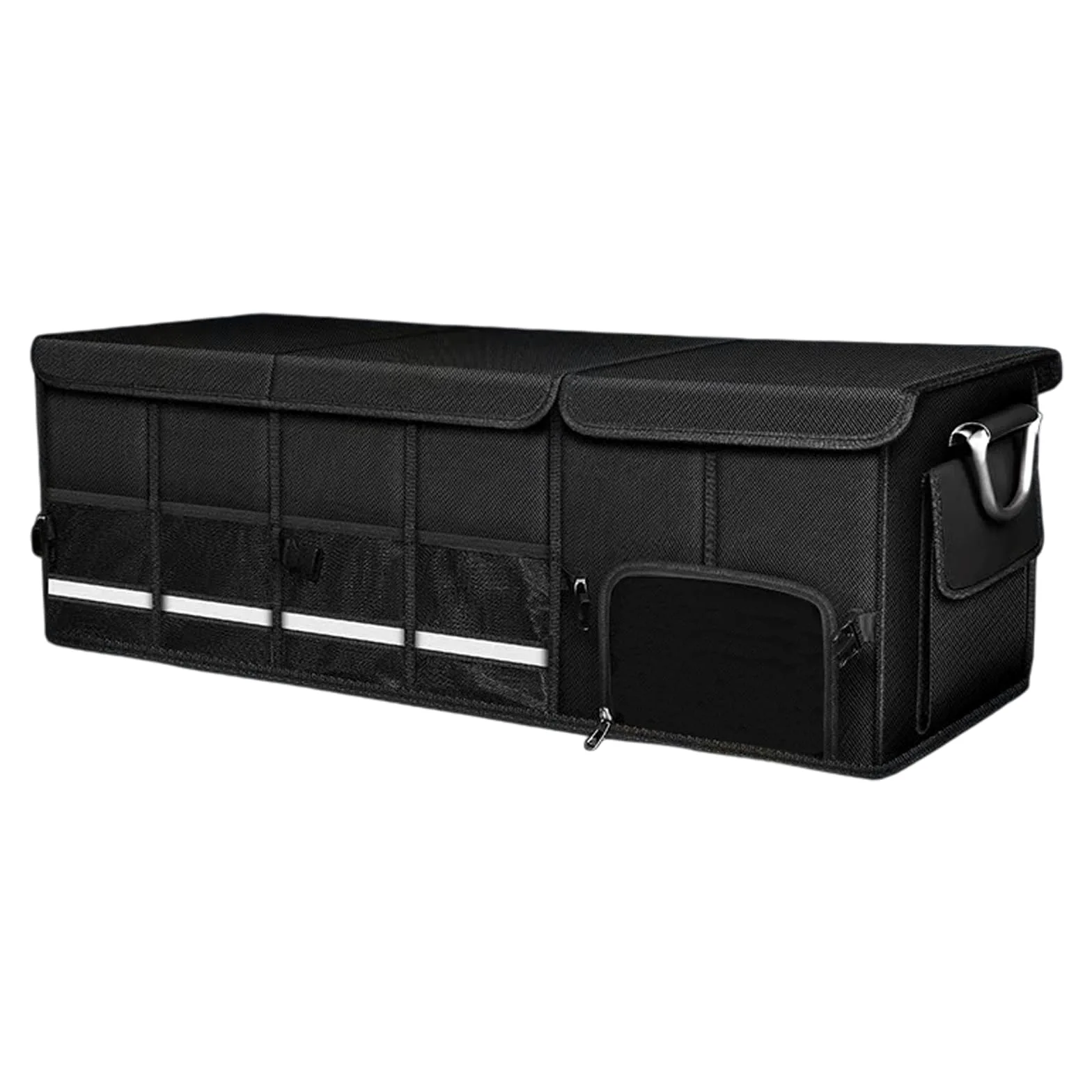 Organizadores plegables para maletero de coche, caja de almacenamiento de tela Oxford, contenedor de almacenamiento grande para acampar/pesca, organizadores aislados para maletero de coche