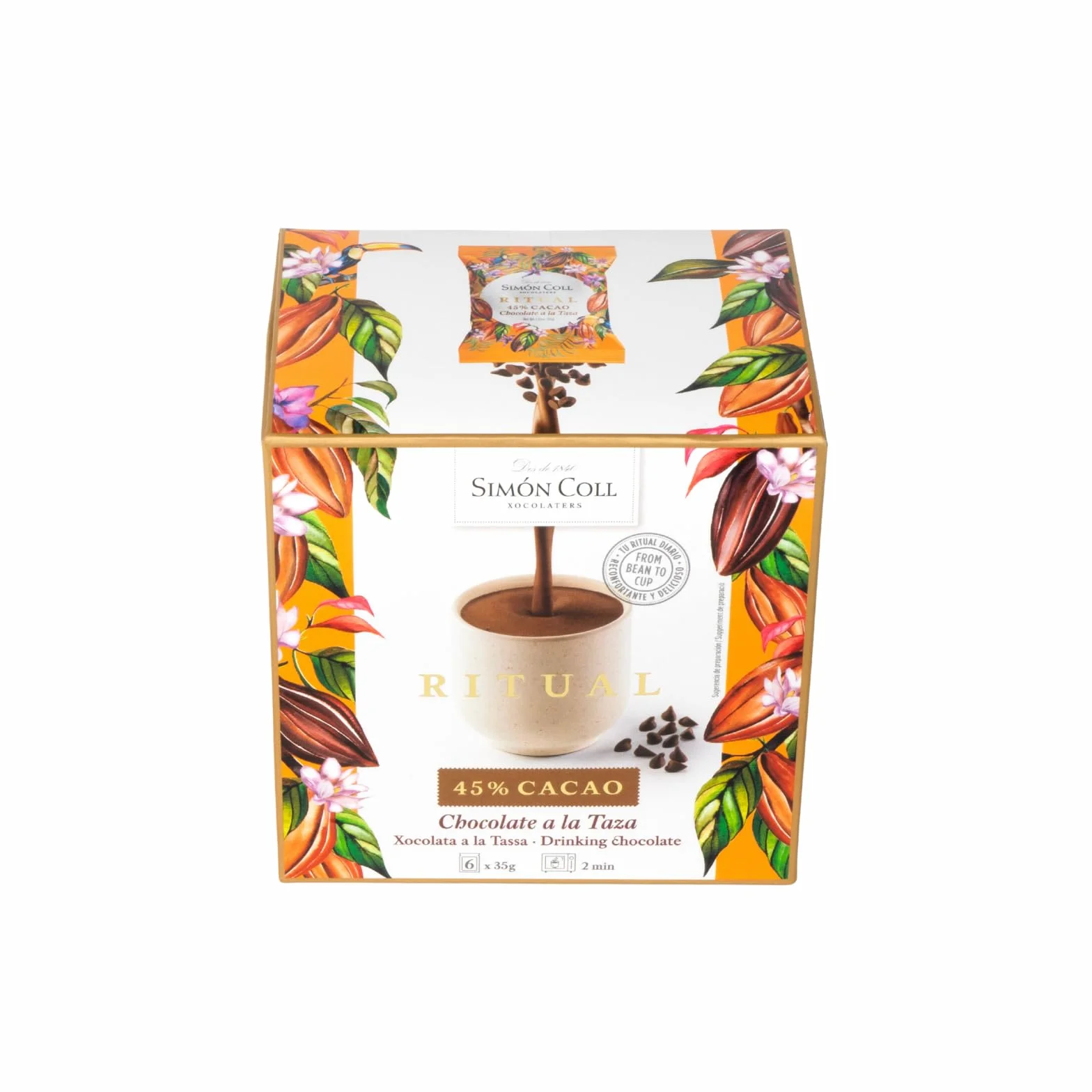 Simón Coll Chocolate a la taza Ritual 45% 210g