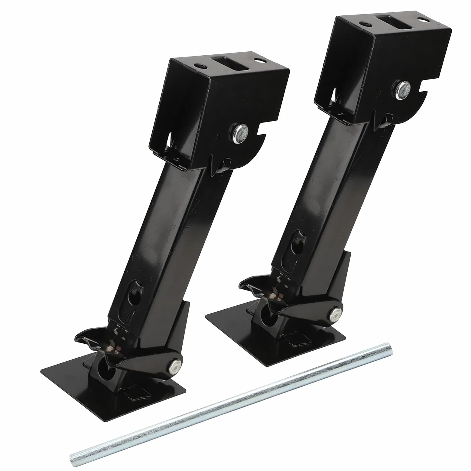JAOGAUS Gato Estabilizador RV 2 Piezas, Soporte 650 LB Capacidad 1000 LB, Giratorio Telescópico