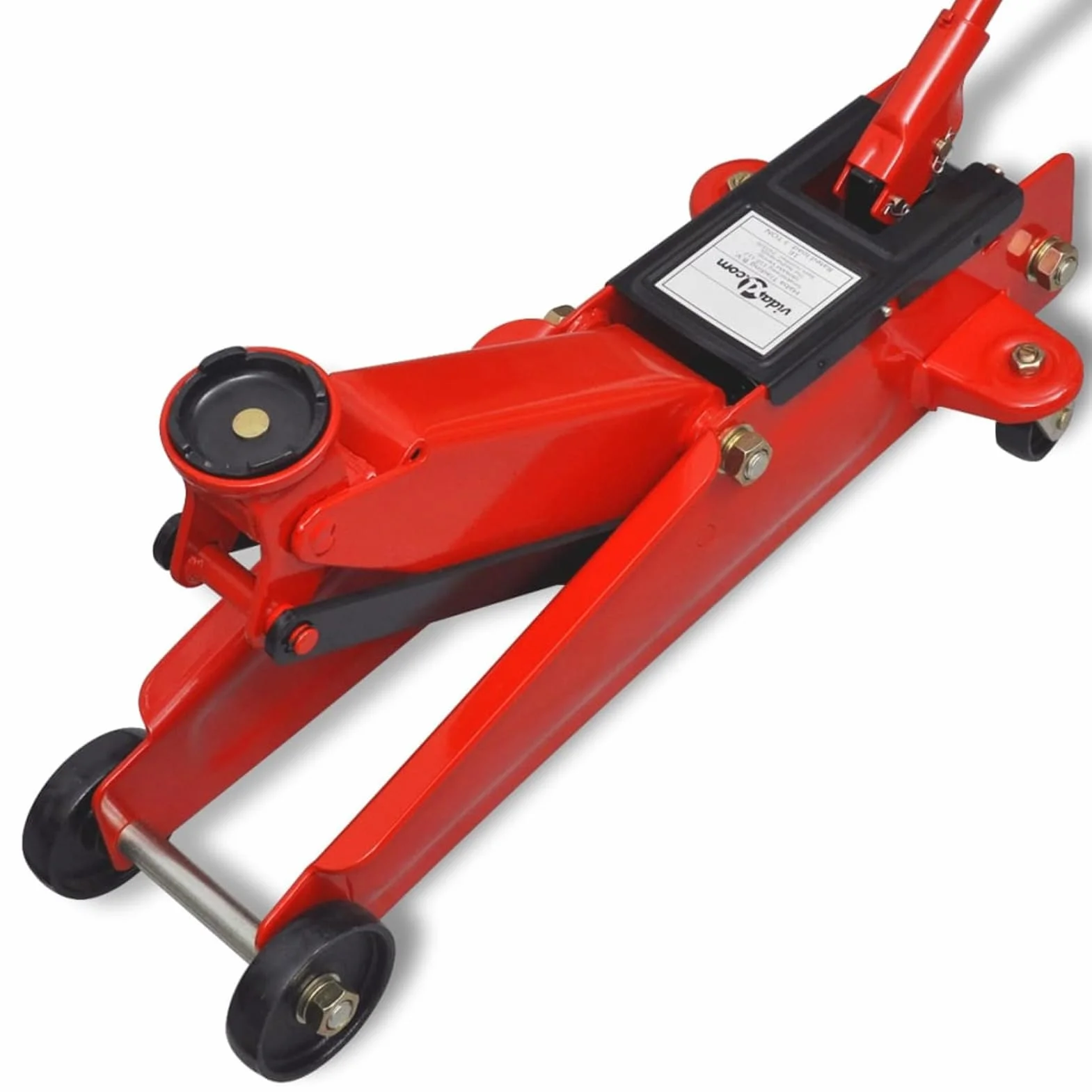 ARKEM Gato hidráulico bajo 3 toneladas Rojo Elevador Coche Gato HidráUlico Profesional