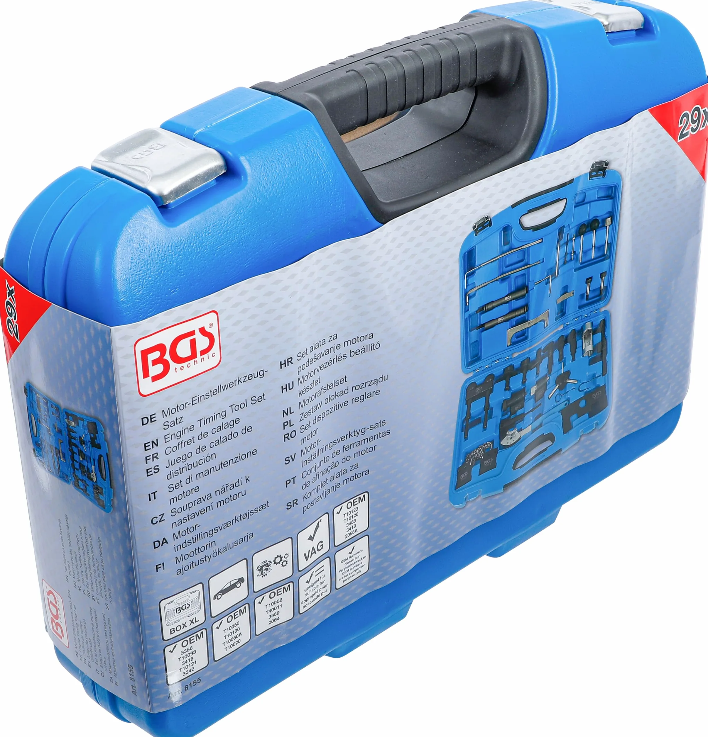 BGS 8155 | Juego de calado de distribución | para VAG | Bomba / boquilla TDI de 1,9/2,0 l | 1,9 l TDI | 2,5 l V6-TDI | 3,3 l V8-TDI | 1,2 l 3 cilindros | 1,4/1,6 l gasolina