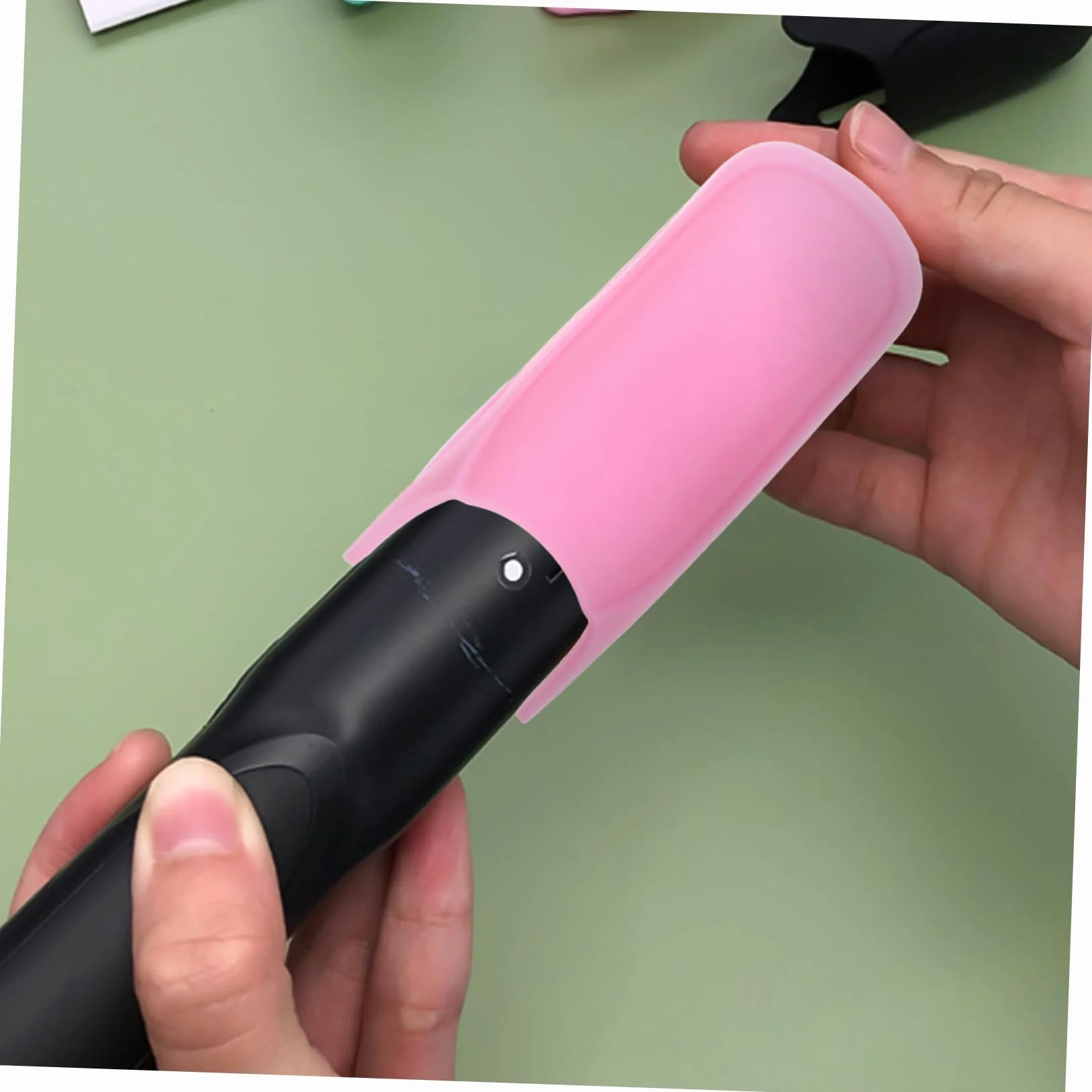 Funda de Silicona Resistente al Calor para Plancha y Rizador de Pelo Protectora