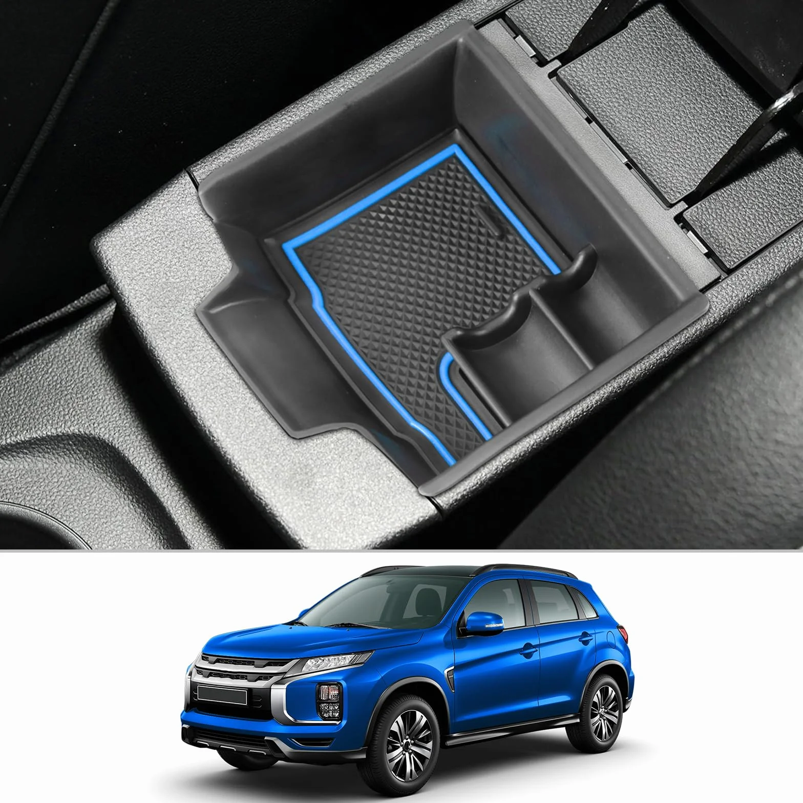 CDEFG Compatible con Renault Symbioz 2025 2026, consola central, guantera, reposabrazos, caja de almacenamiento multifuncional, organizador de consola para el centro de coche, bandeja Symbioz E-Tech