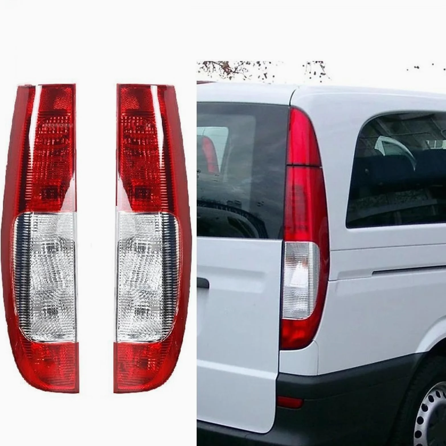 Piloto Trasero Luz Trasera Piloto Trasero Luces Traseras Para Mercedes Para Benz Para Viano 2004-2010 Para Vito W639 2004-2015 Luz De Freno, Luz De Señalización Y Posición | Izquierda