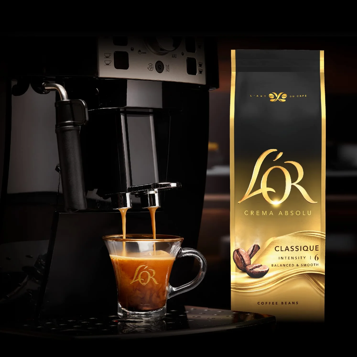 L'OR Espresso Classique Café en Grano Natural Intensidad 6 500g