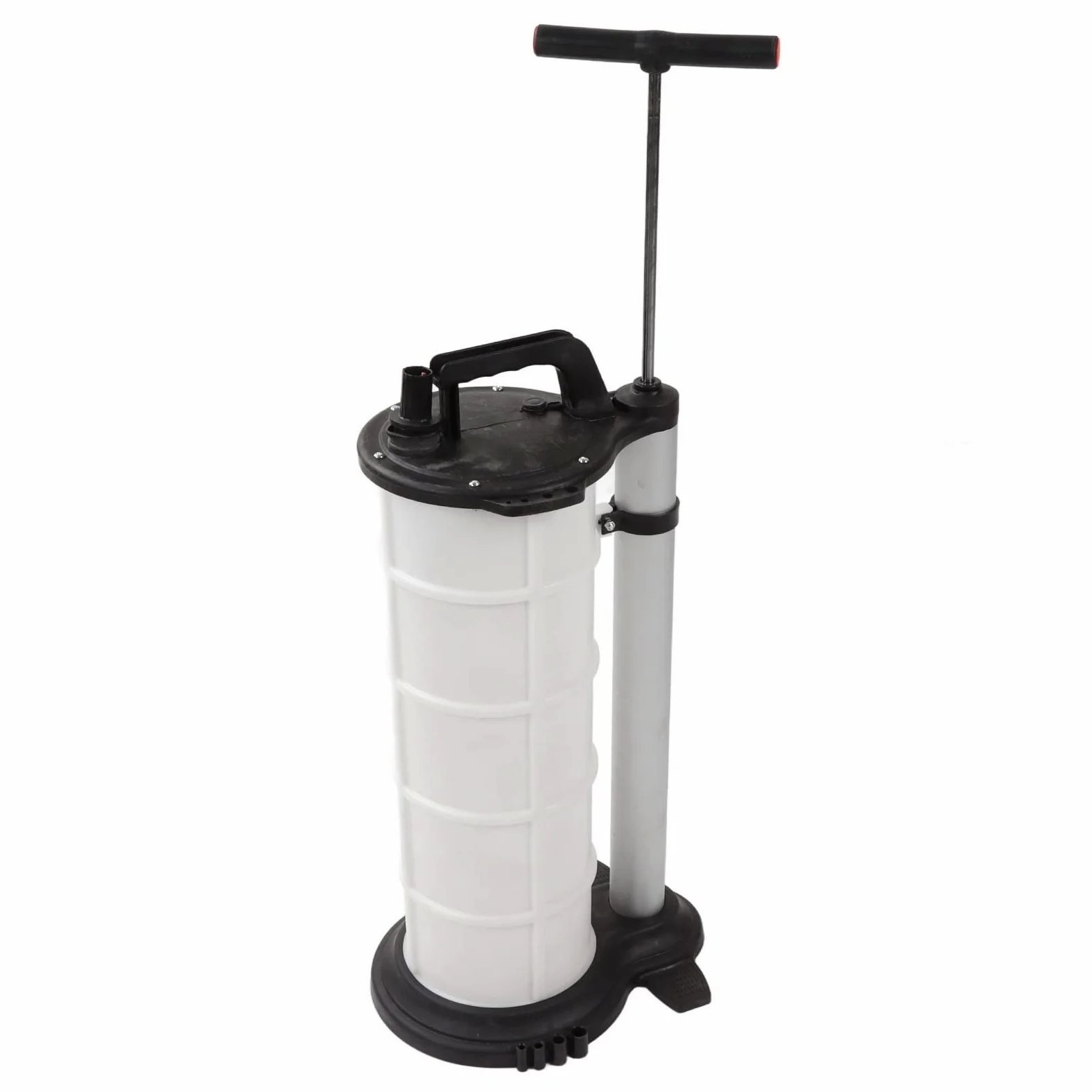 Fockety Cambiador de Aceite, 9L Capacidad Ergonímico Bomba Extractora de Fluidos A Prueba de Fugas Base Estable Extractor de Fluidos Al Vacío con Manguera