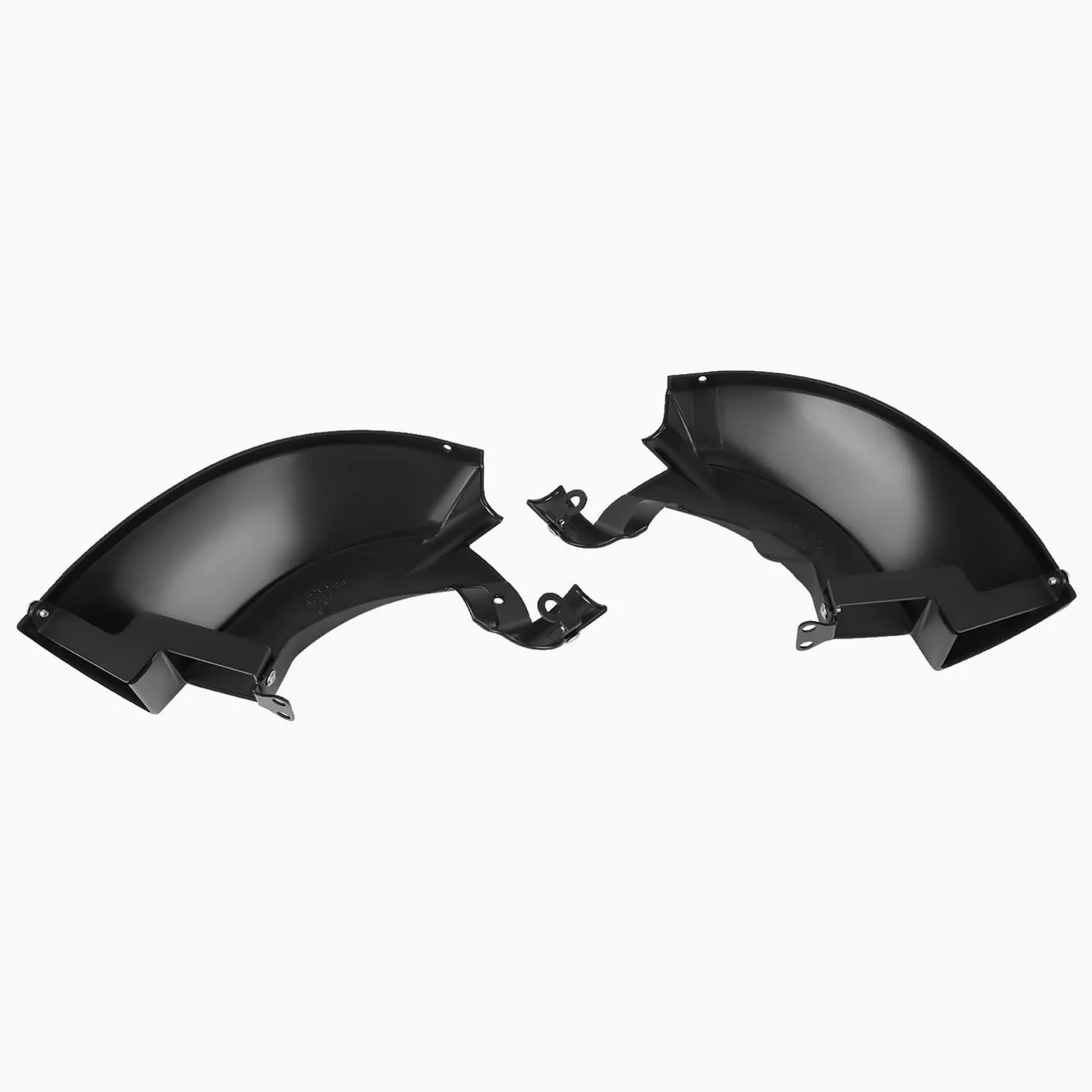 Compatible con Cubierta Lateral refrigeración Pinza Freno ABS | Ajuste la dirección del flujo de aire y evite que los desechos del camino bloqueen la ventilación.(Glossy black)