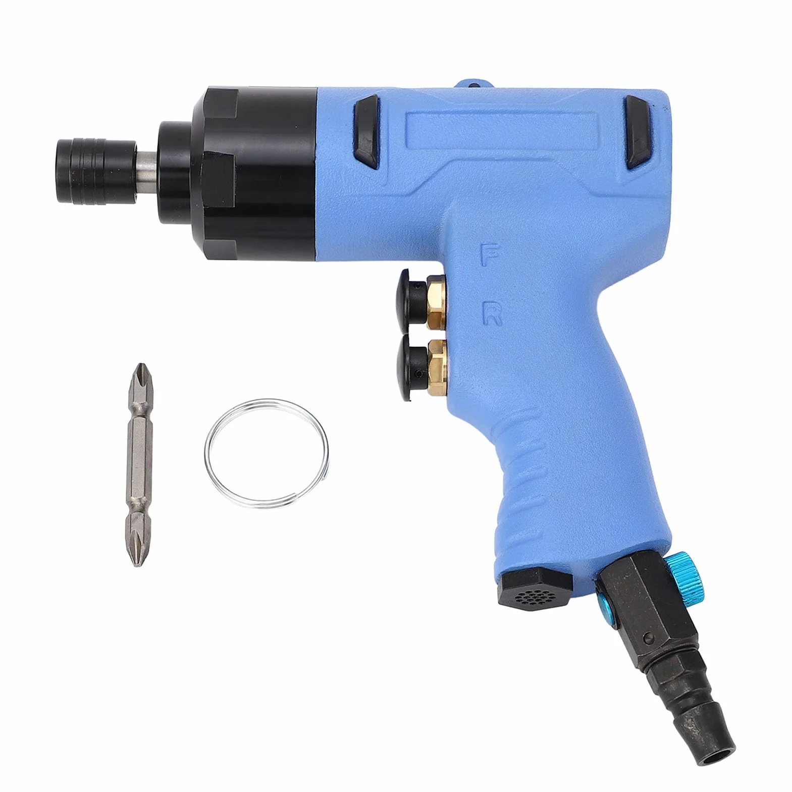 Keenso Destornillador Neumático 8000RPM Herramienta Neumática de Alto par para Montaje y Mantenimiento en Fábrica Acero de Aleación 1 Unidad