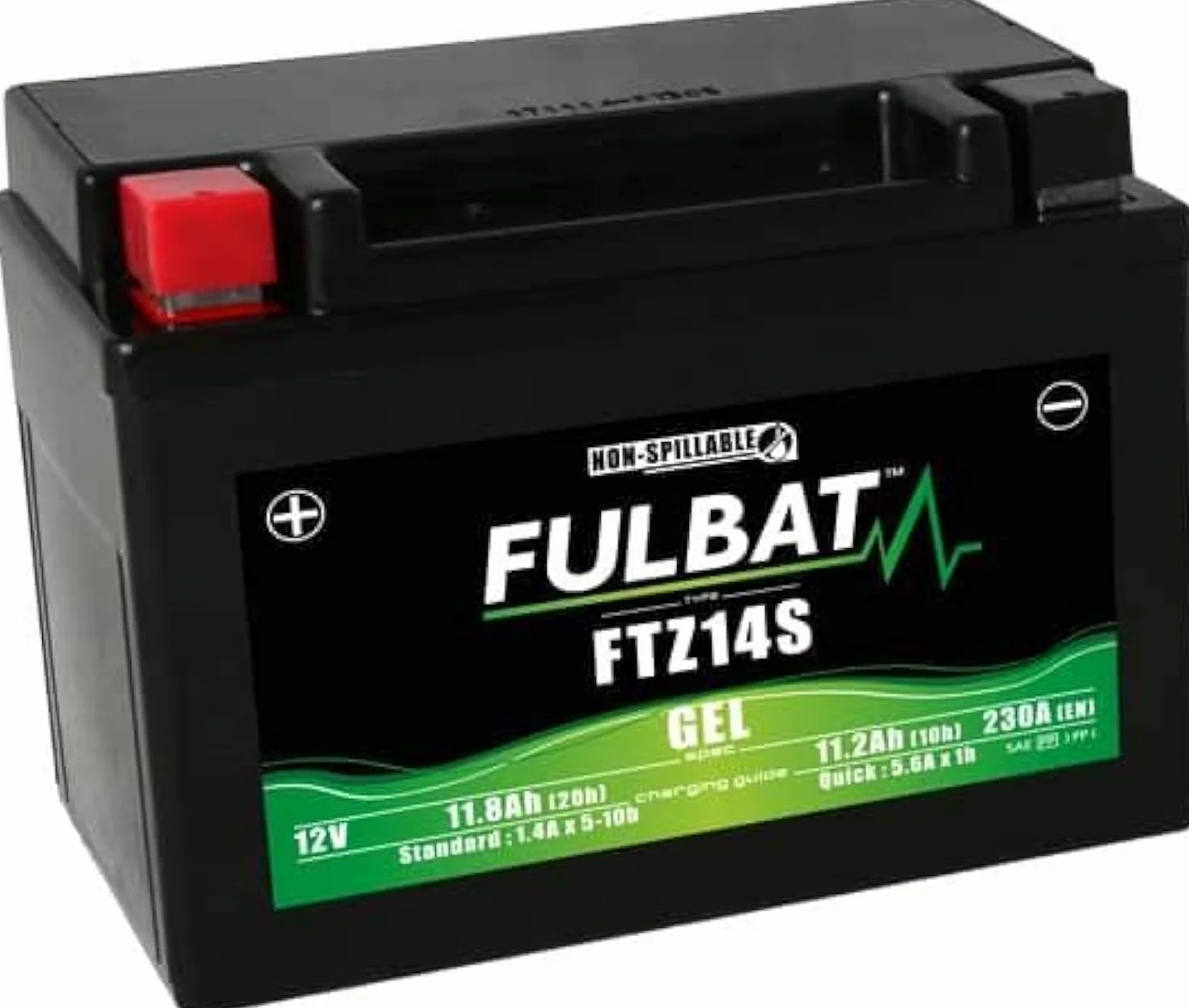Batería FULBAT YTZ14S 12V 11,2Ah 230A 150x88x110 mm