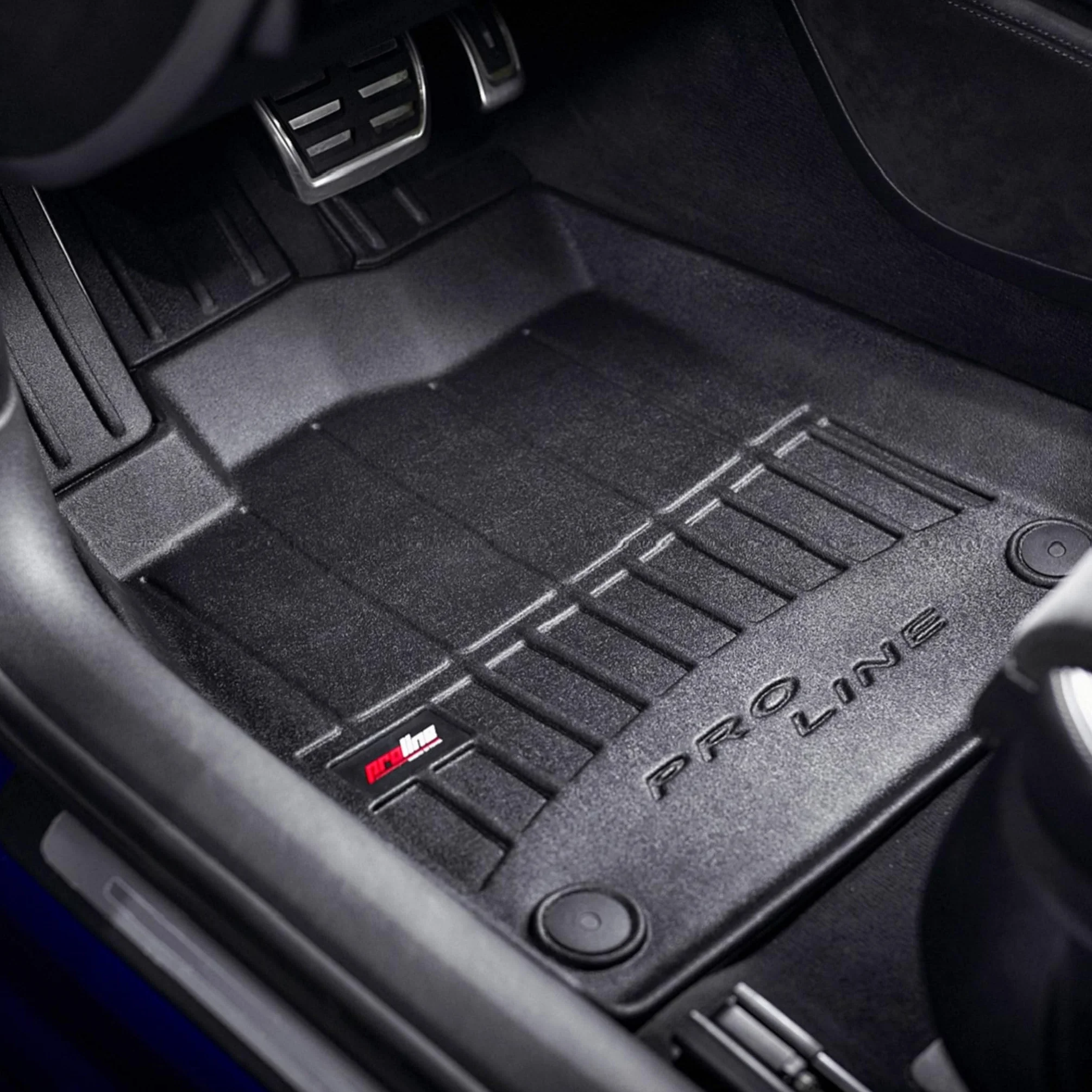 FROGUM ProLine 3D Un Juego de Alfombrillas de Goma para Coche y cubeta Maletero con Logo Alfombras para Jeep Renegade Desde 2014| Los Bordes más Altos