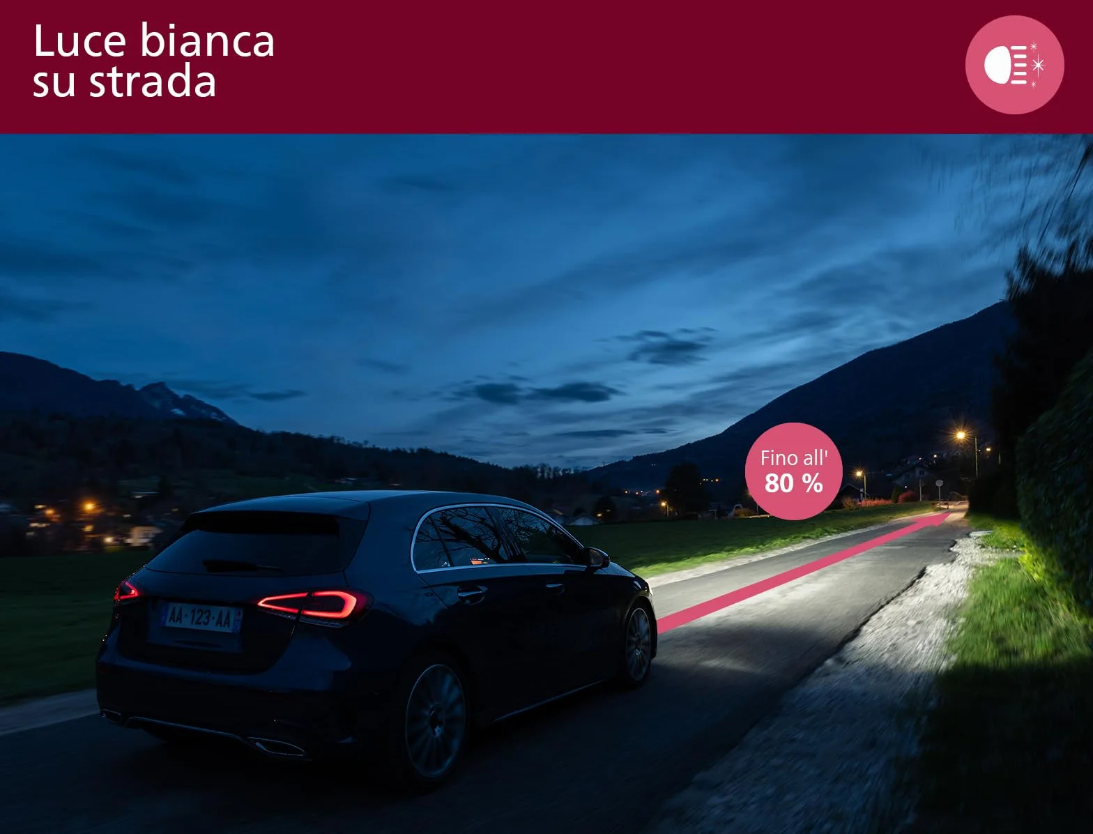 Philips Ultinon Access LED lámpara para faros de coche (H7), ultra-compact direct-fit, +80%, 6.000K, set de 2
