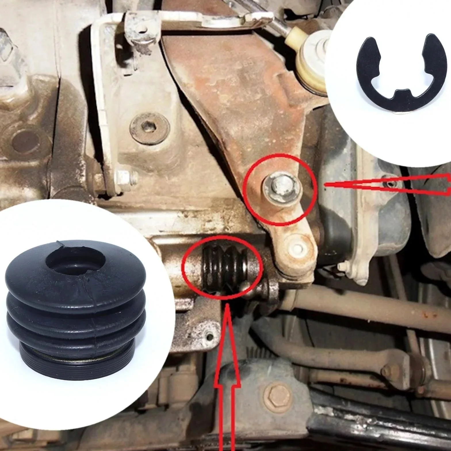 Sello de aceite del automóvil Junta de aceite para selector de caja de cambios manual de 5 velocidades para Ford Fiesta