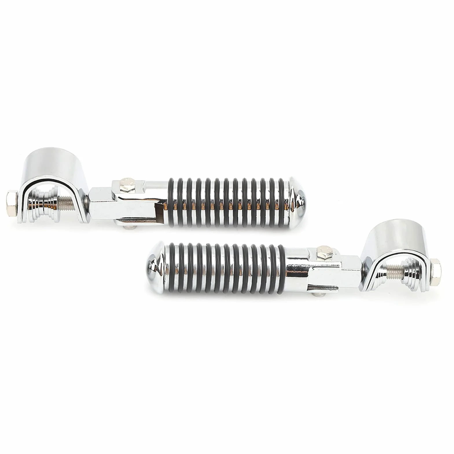 Reposapiés para Motocicleta reposapies para moto Estriberas Antidesgaste Plegables de Alta Resistencia para Protectores de Motor/tuberías de 1 Pulgada(Color Reposapiés