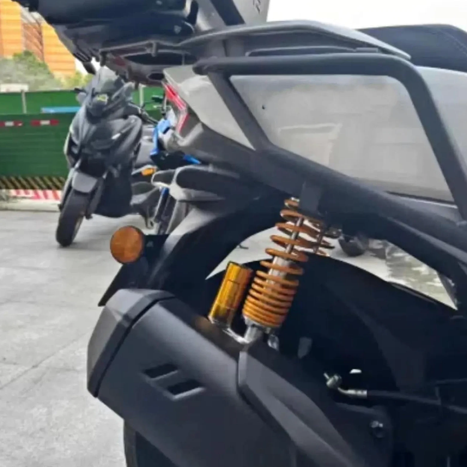 2 amortiguadores Traseros oleoneumáticos Ajustables invertidos para Motocicleta Suzuki ATV (320 mm, 340 mm y 360 mm)