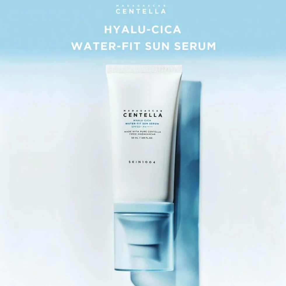SKIN1004 Madagascar Centella Hyalu-cica Water-Fit Sun Serum Bloqueador Coreano