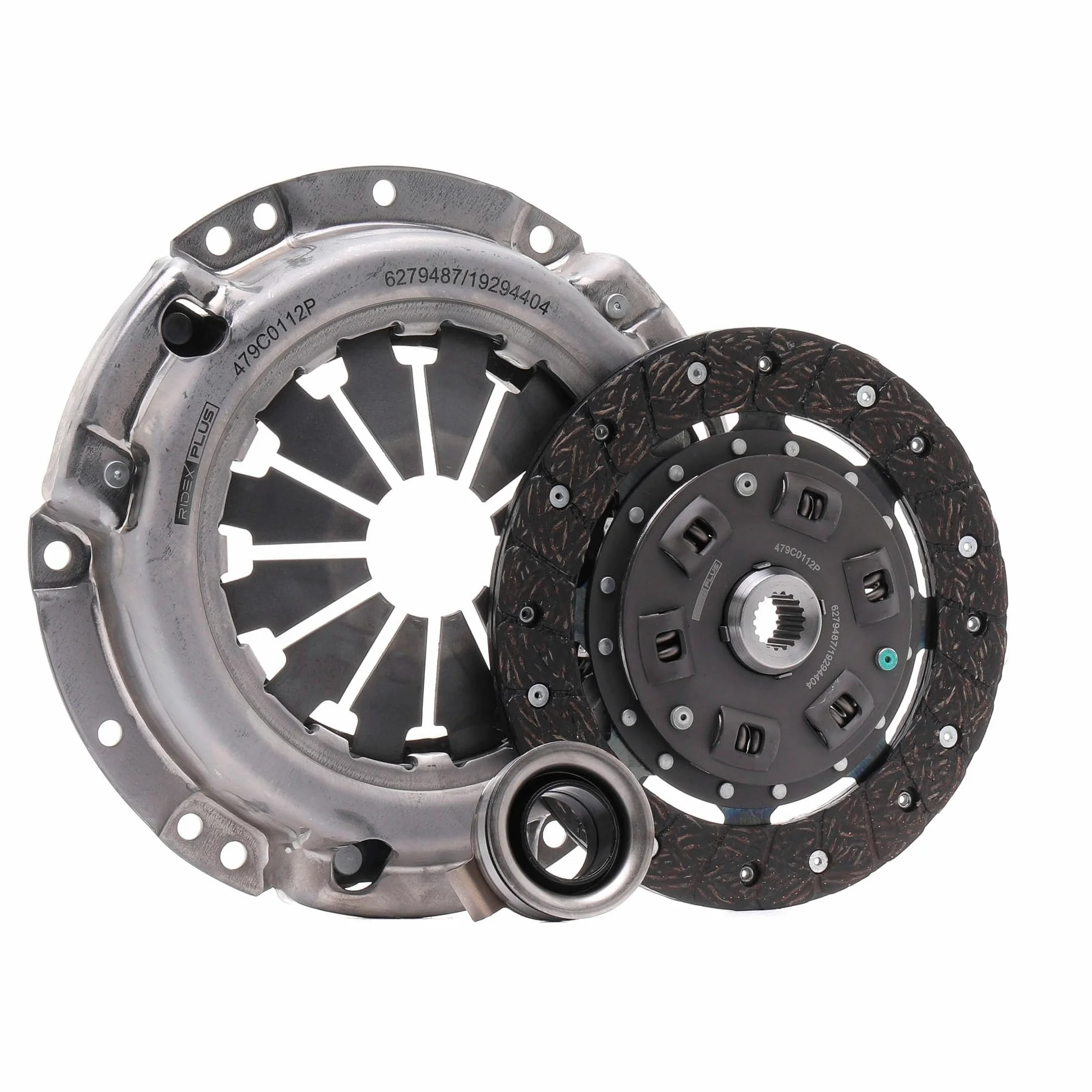 RIDEX PLUS 479C0112P Kit de embrague con cojinete de desembrague con plato de embrague Compatible con SUZUKI SWIFT III MZ, EZ