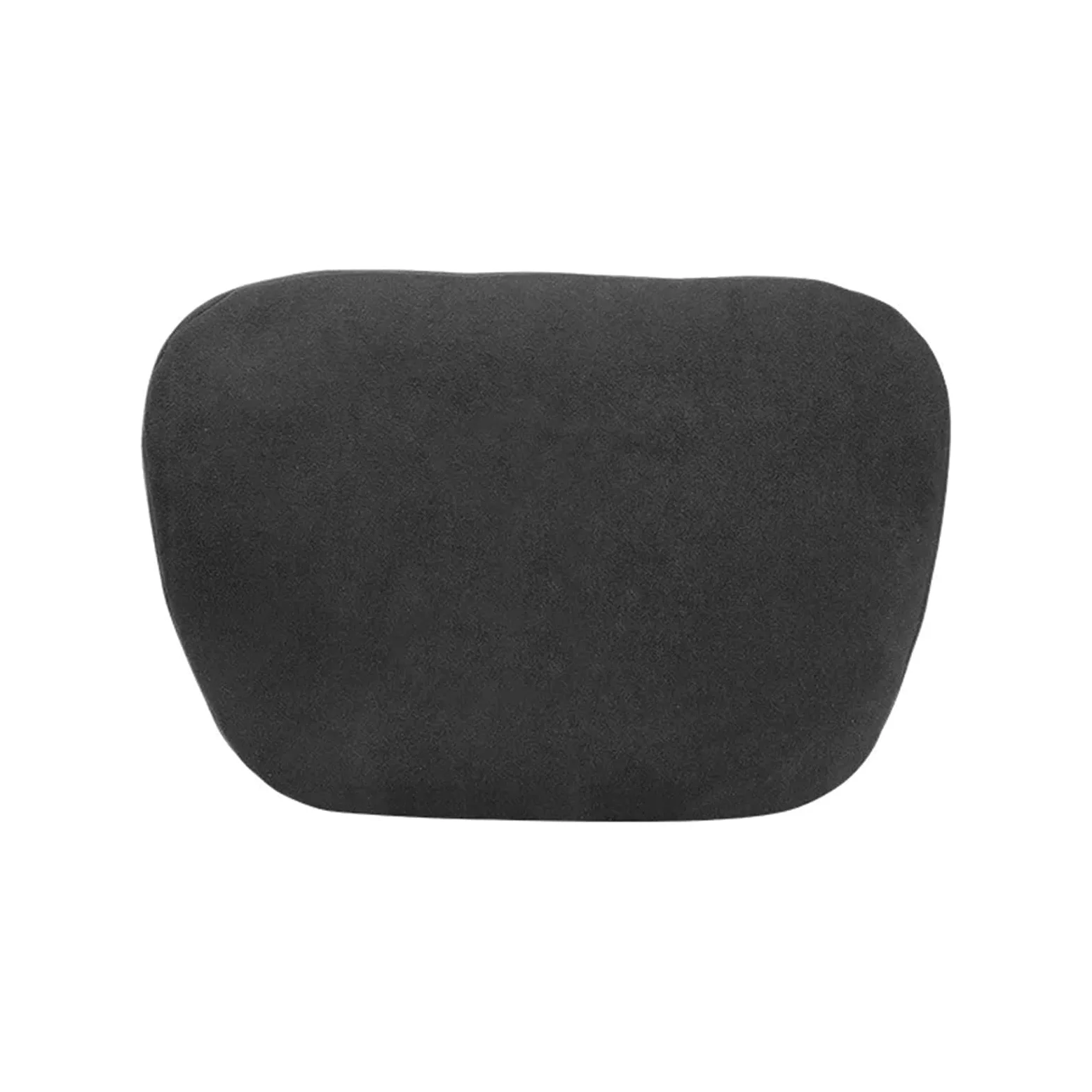reposacabezas coche Almohadilla de memoria suave y cómoda tipo S/X, protectora, apta para Tesla 3/almohada para reposacabezas de asiento de coche en forma de Y cojín lumbar para viajes(1pc Black)