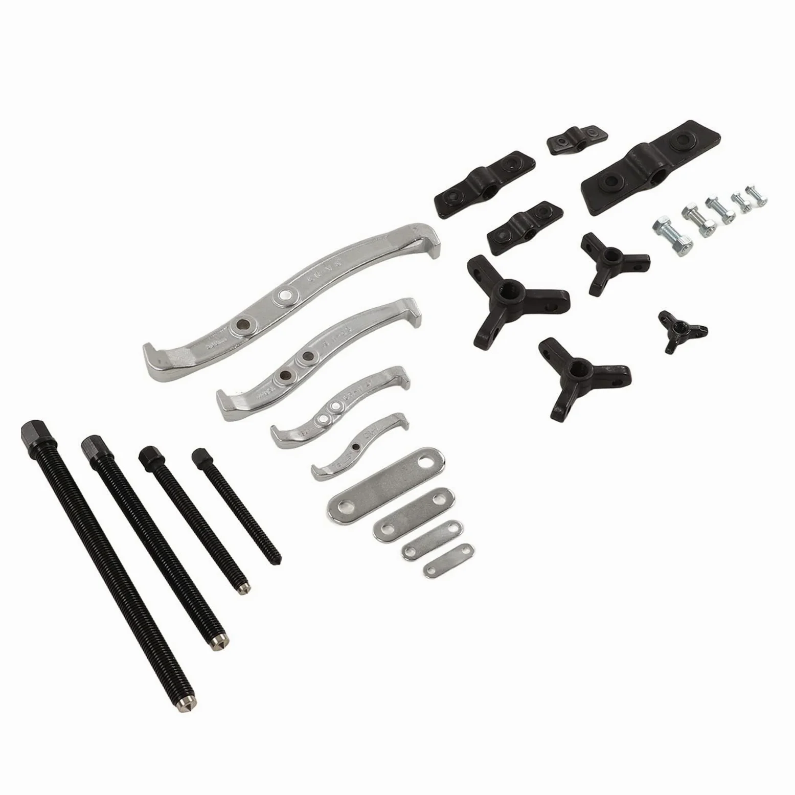 Ausla Juego de Separadores de Rodamientos CRV Kit de Extractor de Bujes de Engranajes 72 Piezas con 2 y 3 Extractores de Mandíbulas 3 Pulgadas 4 Pulgadas 6 8 para Mecánicos de Reparación de