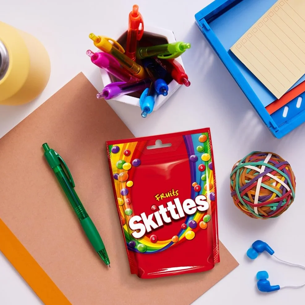 Skittles Caramelos Masticables Bolitas Sabores Afrutados 15 x 152g