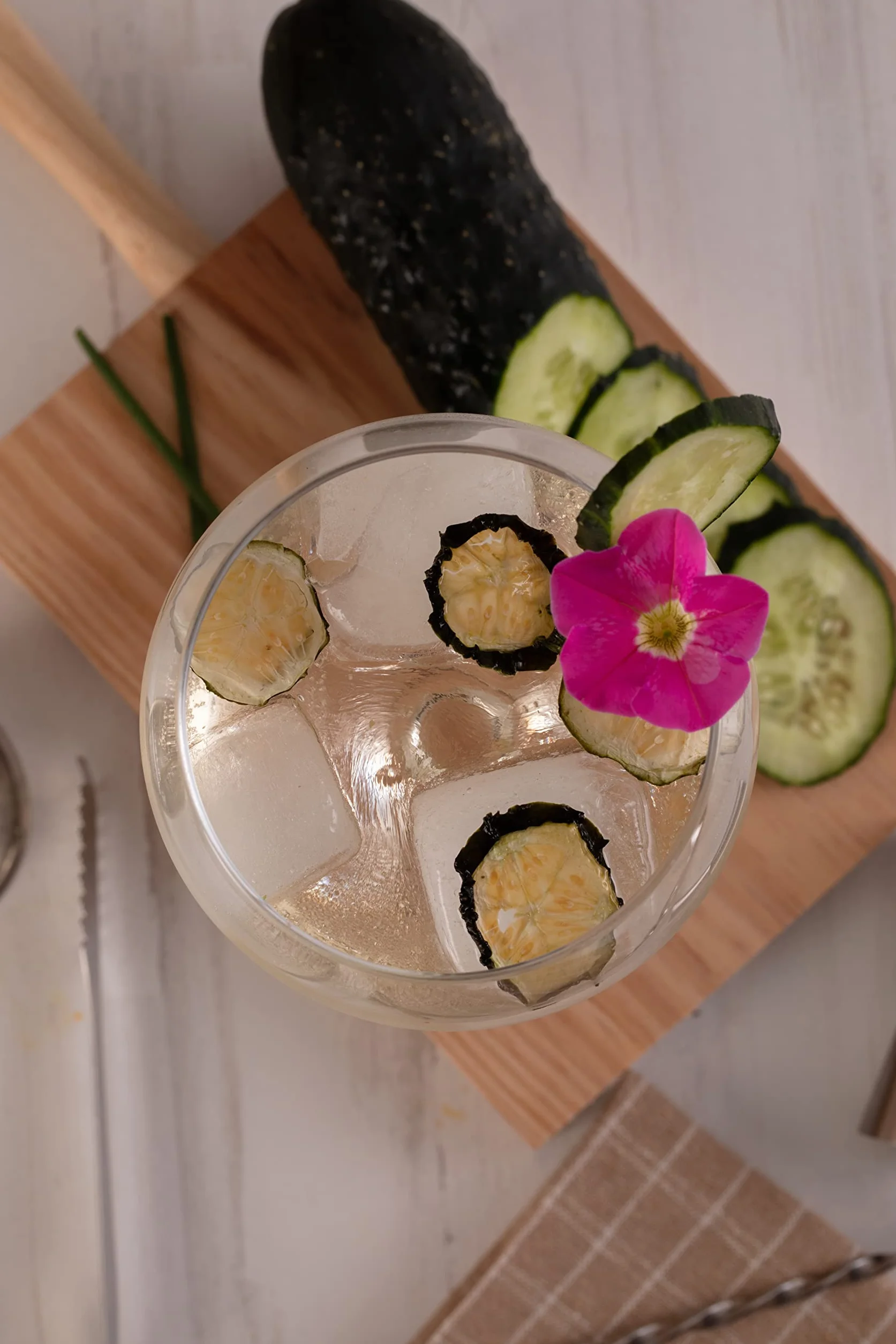Pepino Deshidratado para Cocteles 100 Rodajas 45GR Orgánico Natural sin Azucares