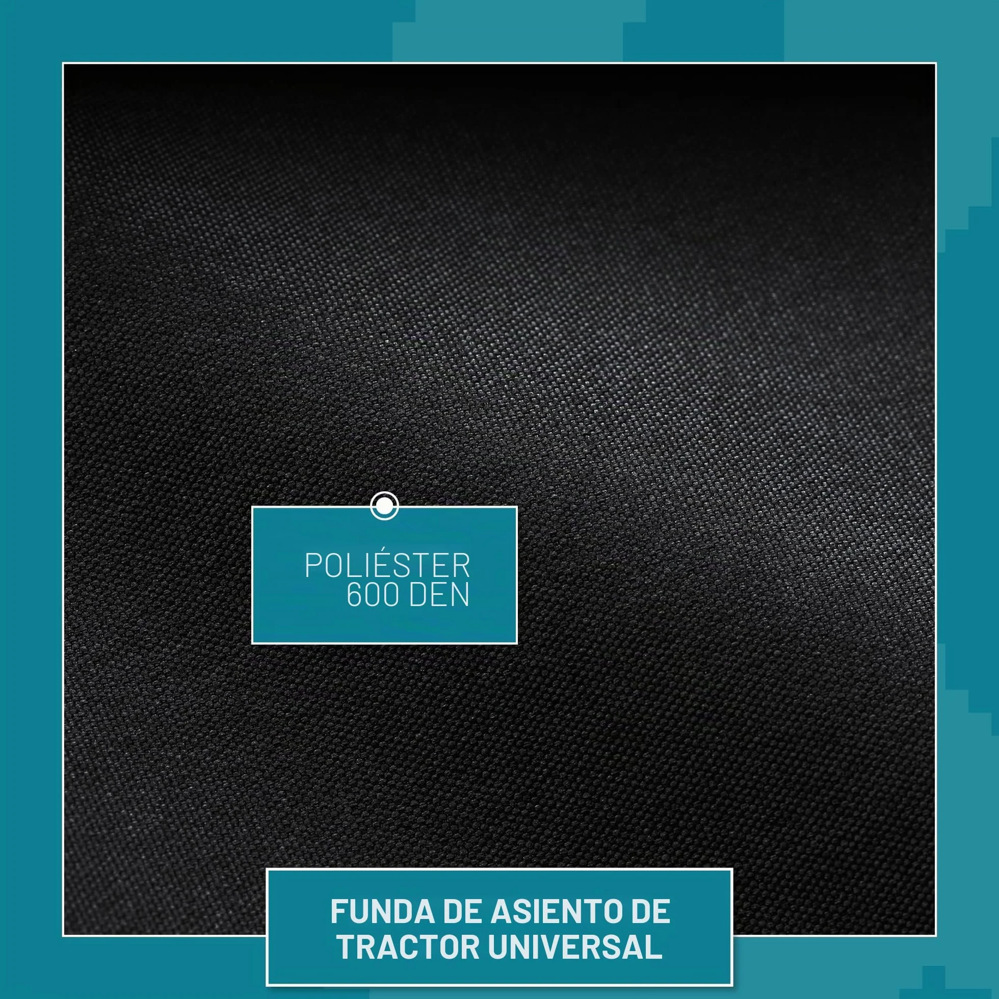 Town and Country - Funda para Asiento de Tractor (tamaño estándar), Color Negro