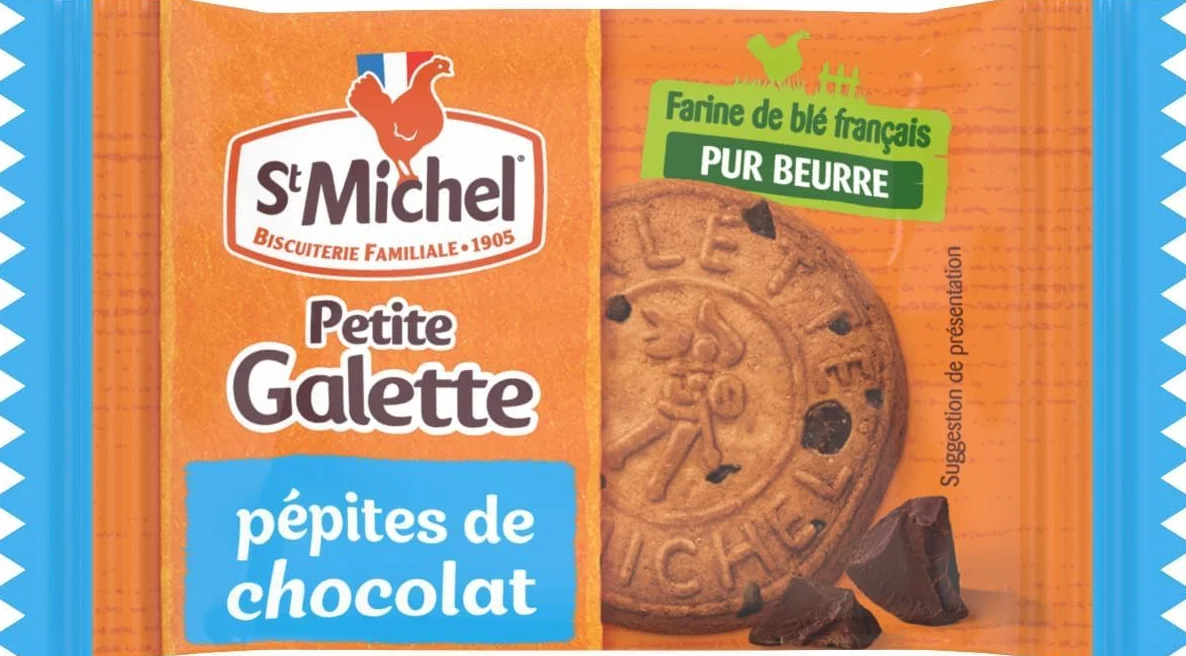 St Michel Pequeña Tortitas con Pepitas de chocolate 400 x 3,5 g 1,4 kg