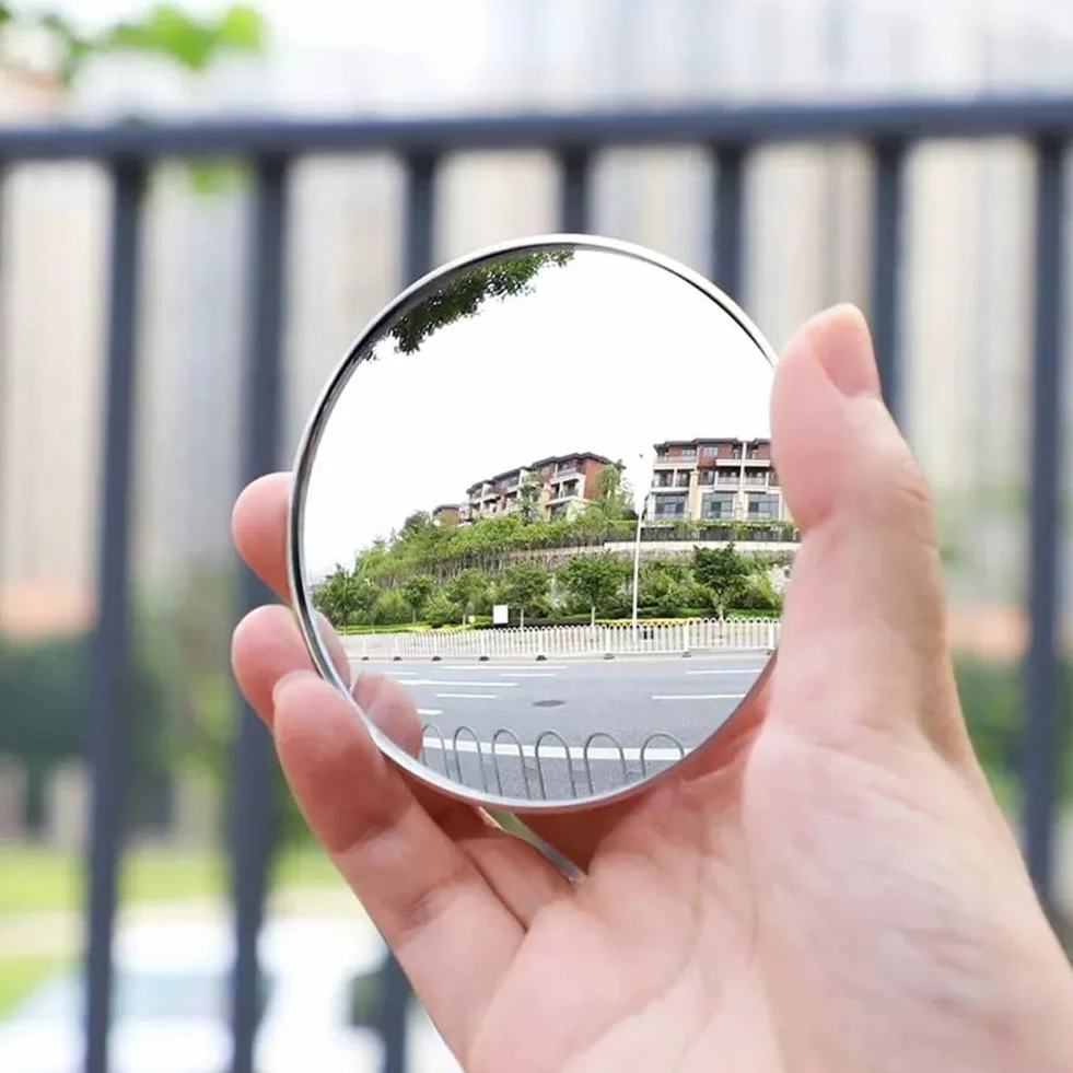 Espejo para selfie portátil redondo convexo 7.5 cm fotografía de viaje