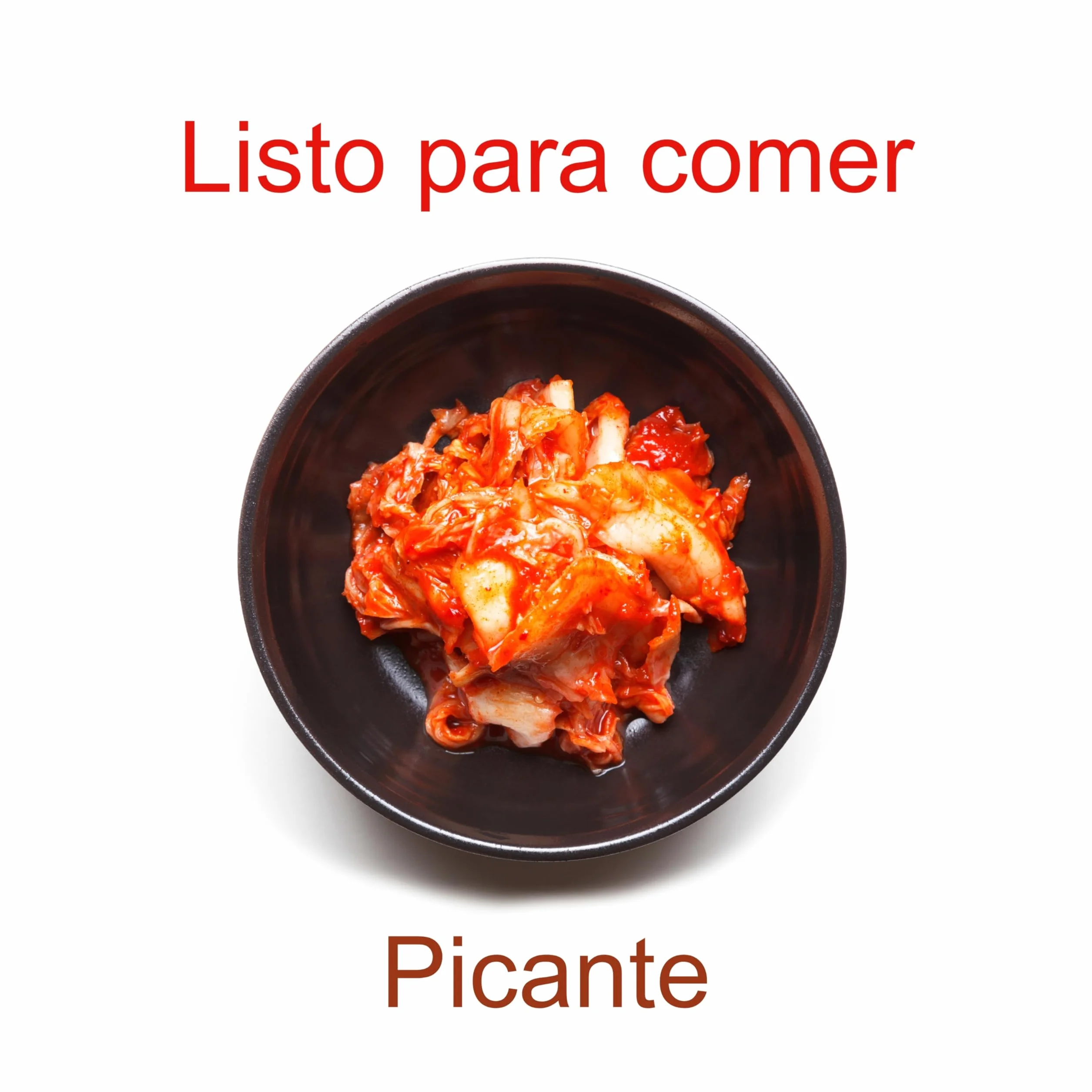 Kimchi Coreano Col China Fermentada Picante Auténtica Receta Tradicional 380g
