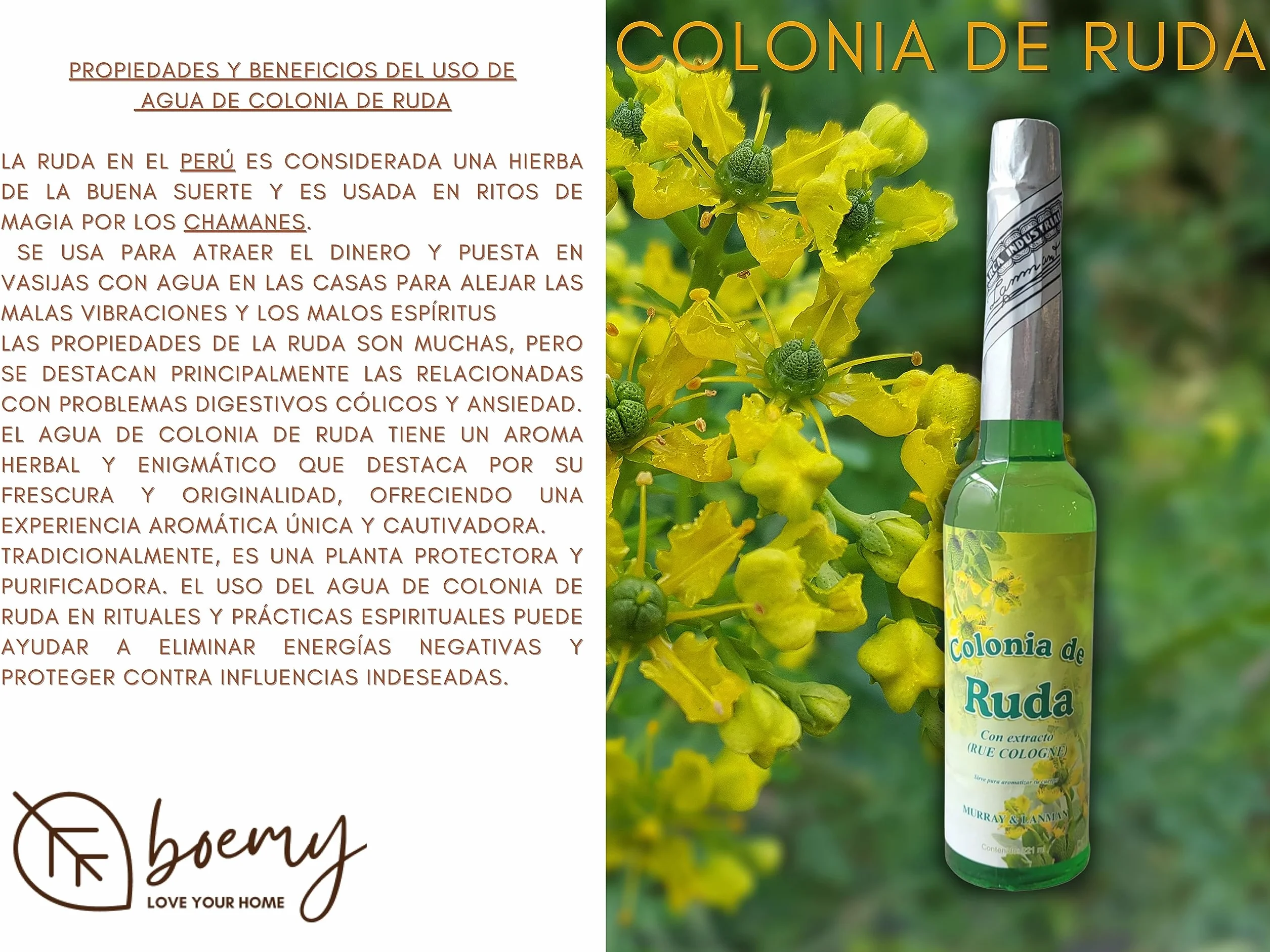Aguas de Murray & Lanman Florida Pack Esotérico 270 ml Ruda 70 ml Jabón 100 gr