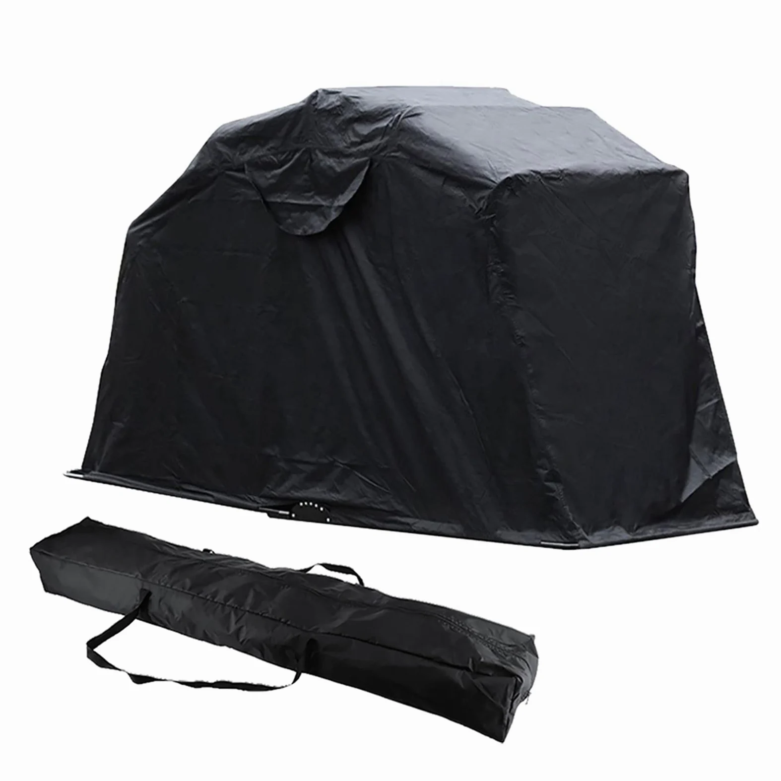 Tienda de campaña universal plegable para motocicleta, garaje, lona protectora plegable con bolsa de transporte, tienda de campaña plegable para motocicleta, garaje, protección UV, cubierta