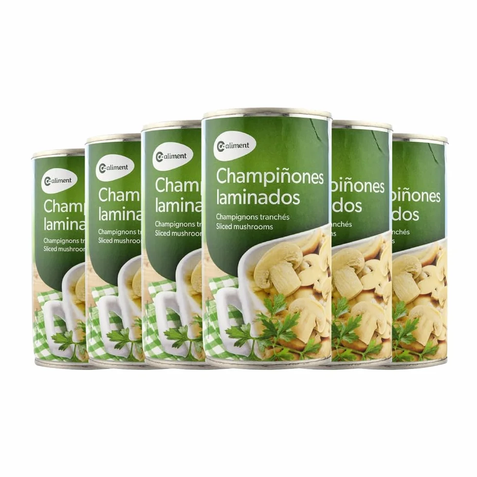 Coaliment Champiñones laminados 355 g x 6 botes 2.01 kg