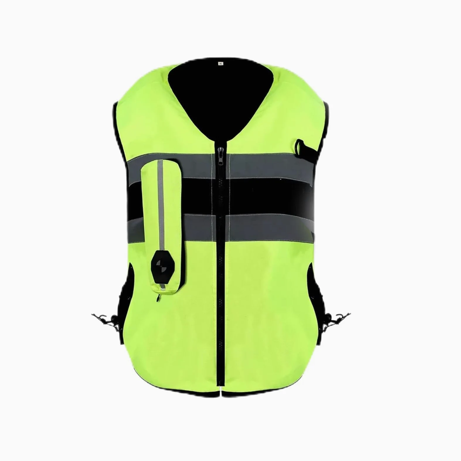 Chaleco Airbag for Motocicleta Con Cremallera Chaqueta De Equitación Reutilizable, Activa El Airbag En 0,1 S.