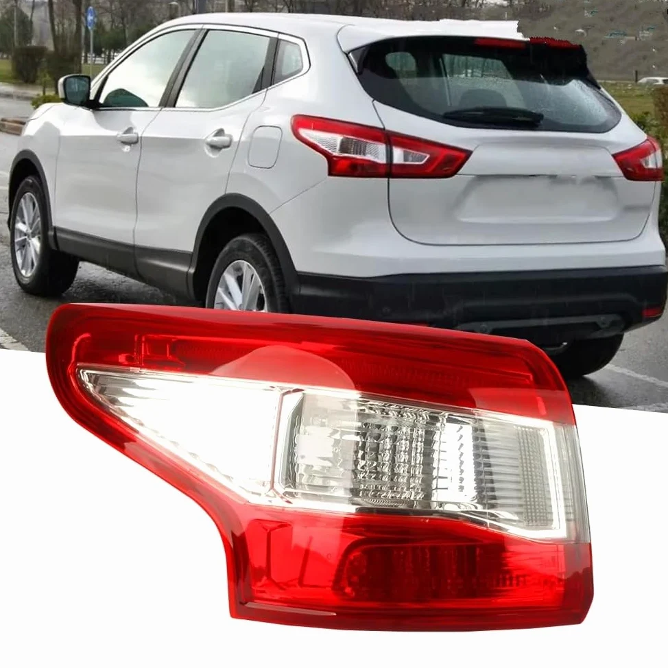 Pilotos Traseros Remolque Para Nissan Para Qashqai MK2 J11 2014 2015 2016 Luz Trasera Coche Lámpara Freno Con Lámpara Trasera Izquierda/derecha Luces Traseras(Outside-right)