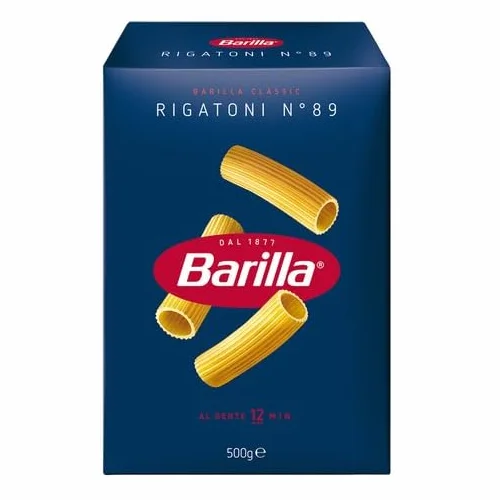 Barilla Rigatoni Pasta di Semola di Grano Duro 500 g