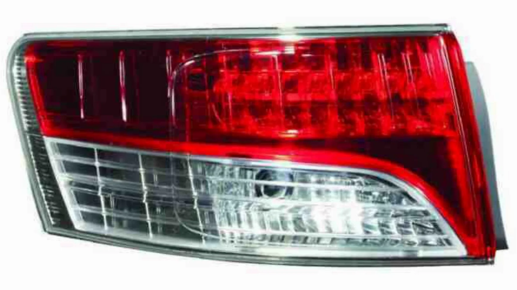 Derecho-PILOTO TRASERO-sin portalámparas-Blanco-Rojo-Exterior IPARLUX compatible con TOYOTA AVENSIS Sedan 4P (08->)