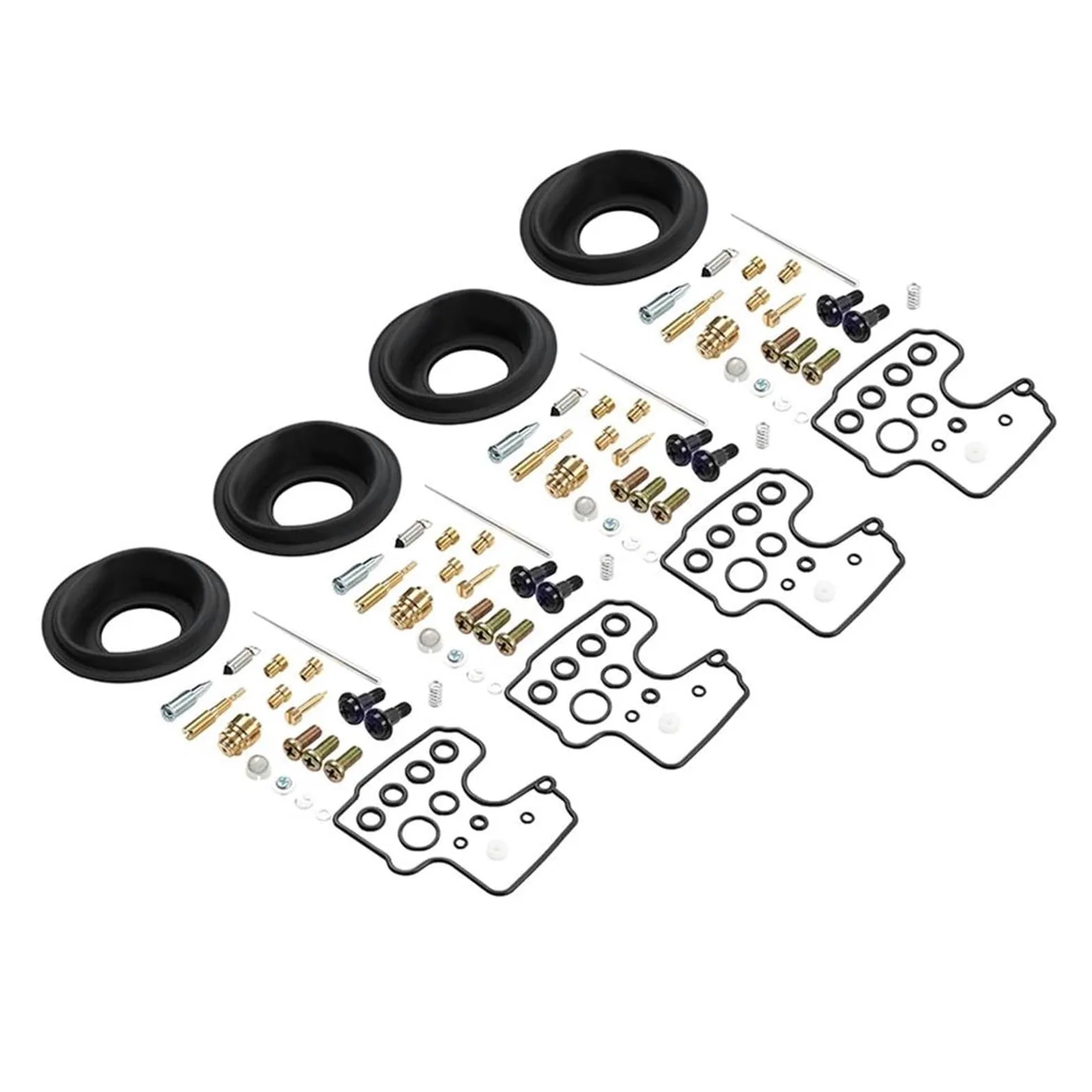4 Juegos Juntas Kit Reparación Carburador Motocicletas Para Yamaha YZF-R1 1998-2001 Regiones