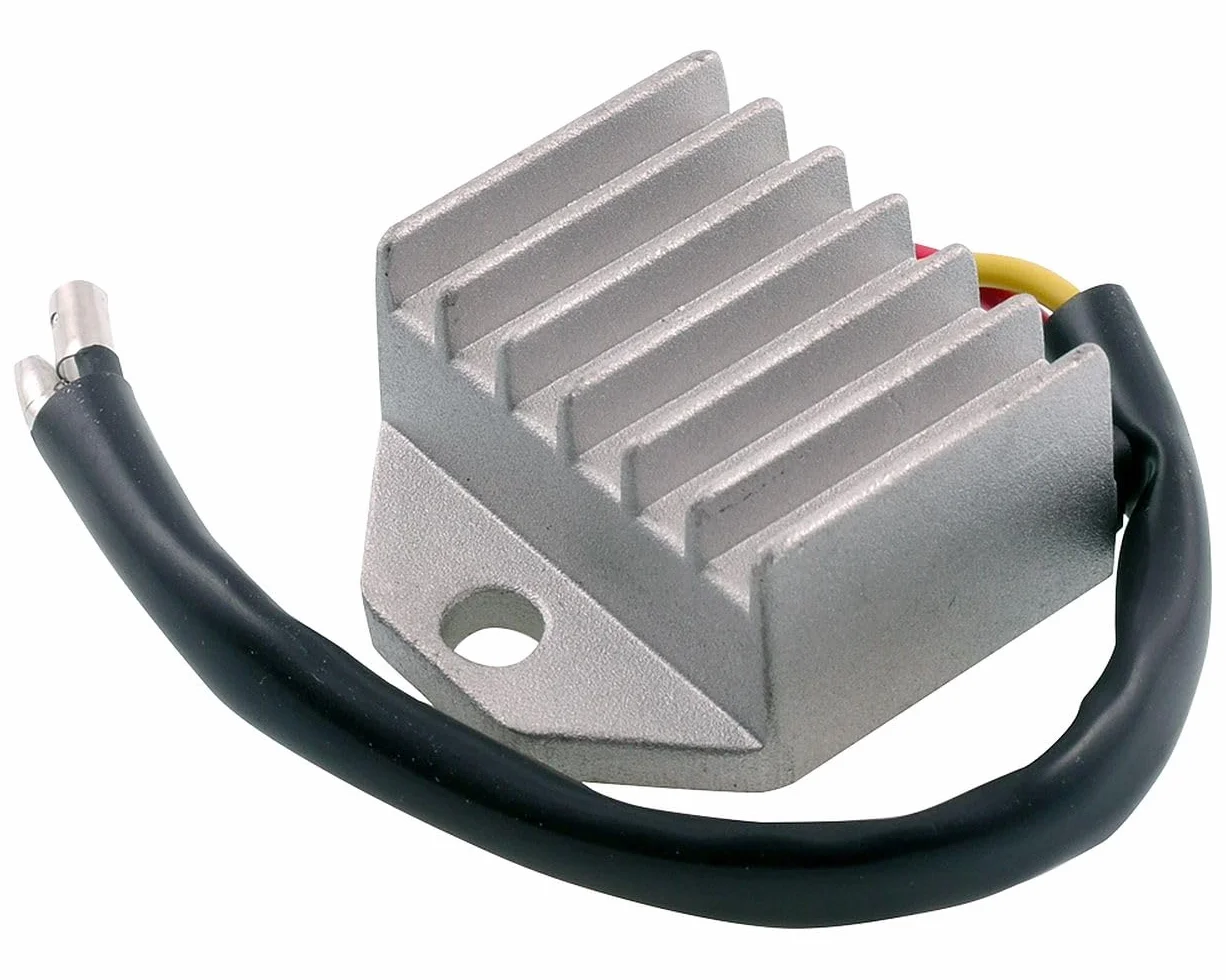 Regulador/rectificador 12V universal para mofa, ciclomotor, mokick, scooter 50ccm – alternador 12V – Piaggio, Peugeot