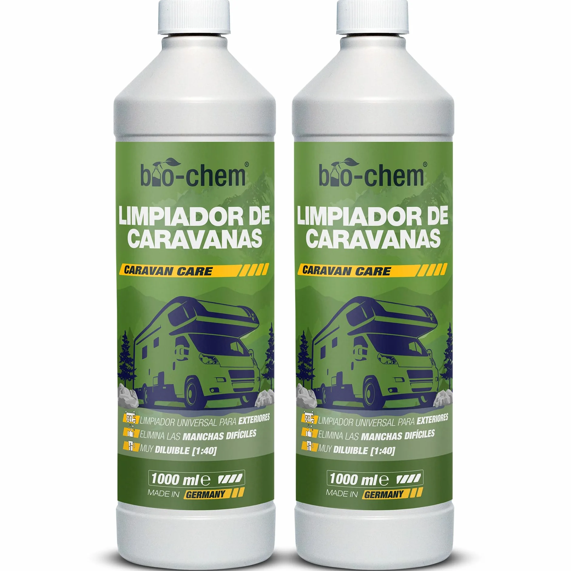 Bio-Chem - Producto de Limpieza para caravanas y autocaravanas 2L - Limpiador para autocaravanas, caravanas, toldos - Mantenimiento de vehículos de Camping
