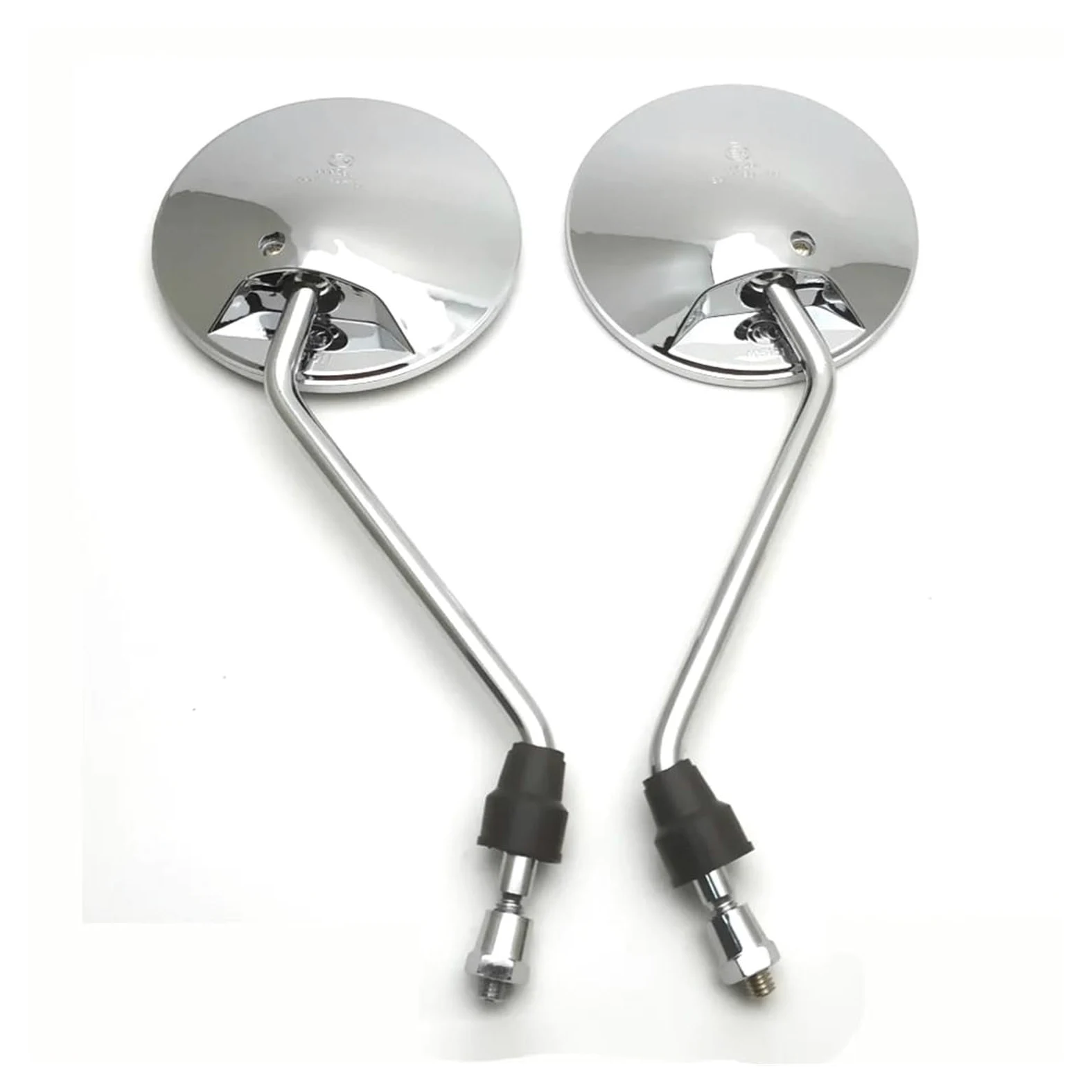 espejos laterales moto Espejos Motocicleta Espejo Retrovisor Adaptadores 8mm Redondo Ovalado Convexo