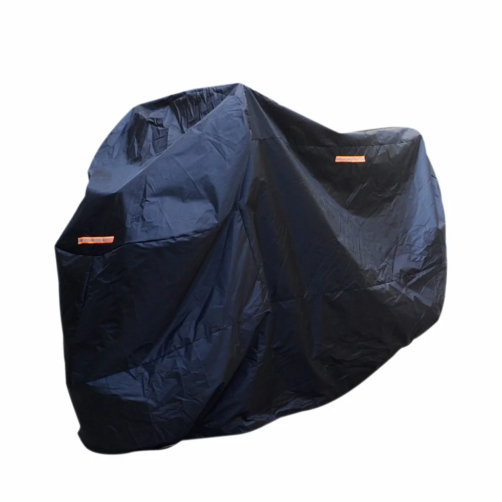Funda Protector para Moto, Cubierta para Moto/Motocicleta Resistente al Agua a Prueba de UV, Color Negro XXXL