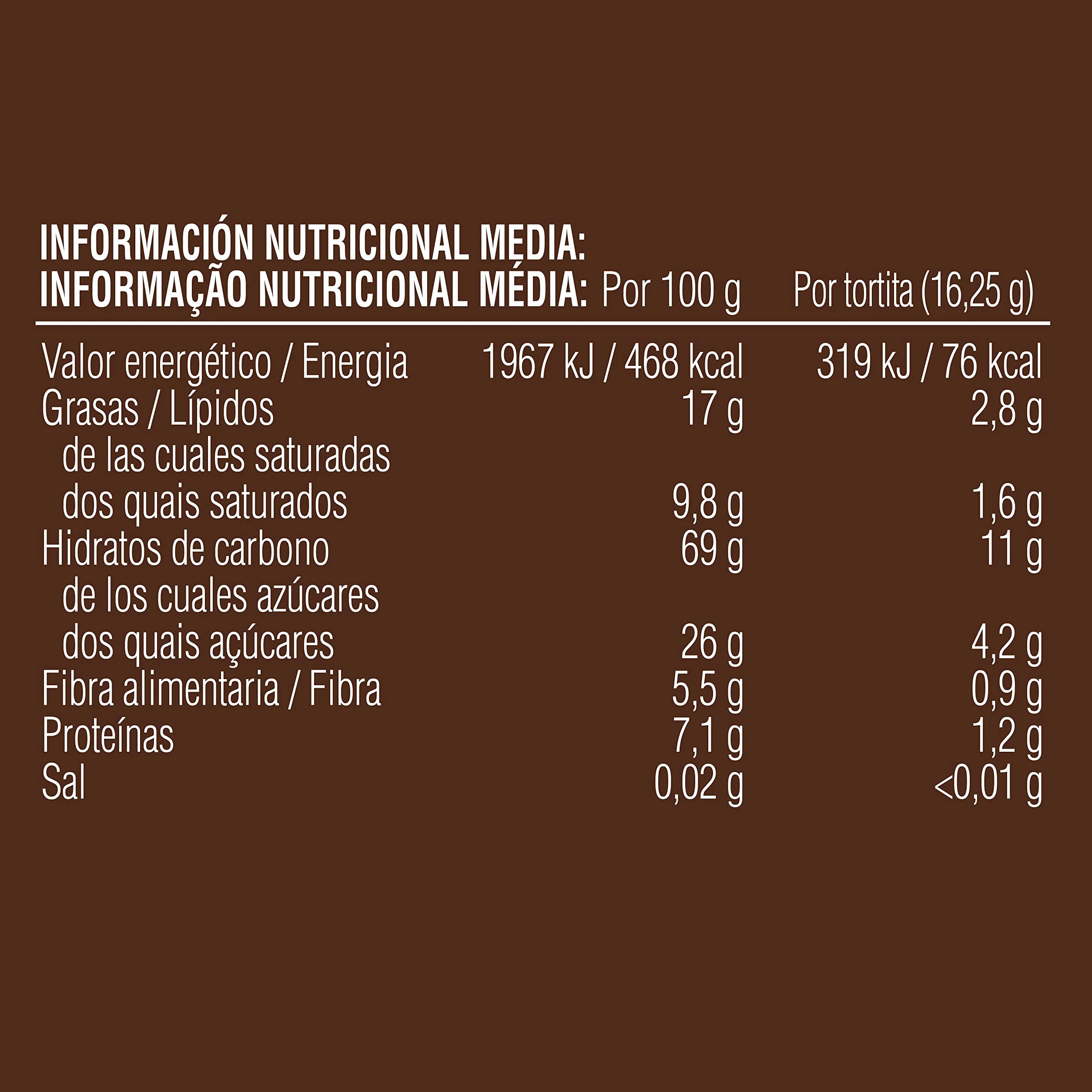 Tortita de arroz integral con chocolate negro Bicentury 14 unidades