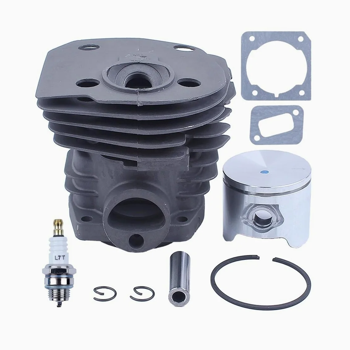 Pieza DE Recambio Kit de Junta de pistón de Cilindro de 44 mm Compatible con Repuesto de Motosierra chapada 350 351 353 346XP 157A