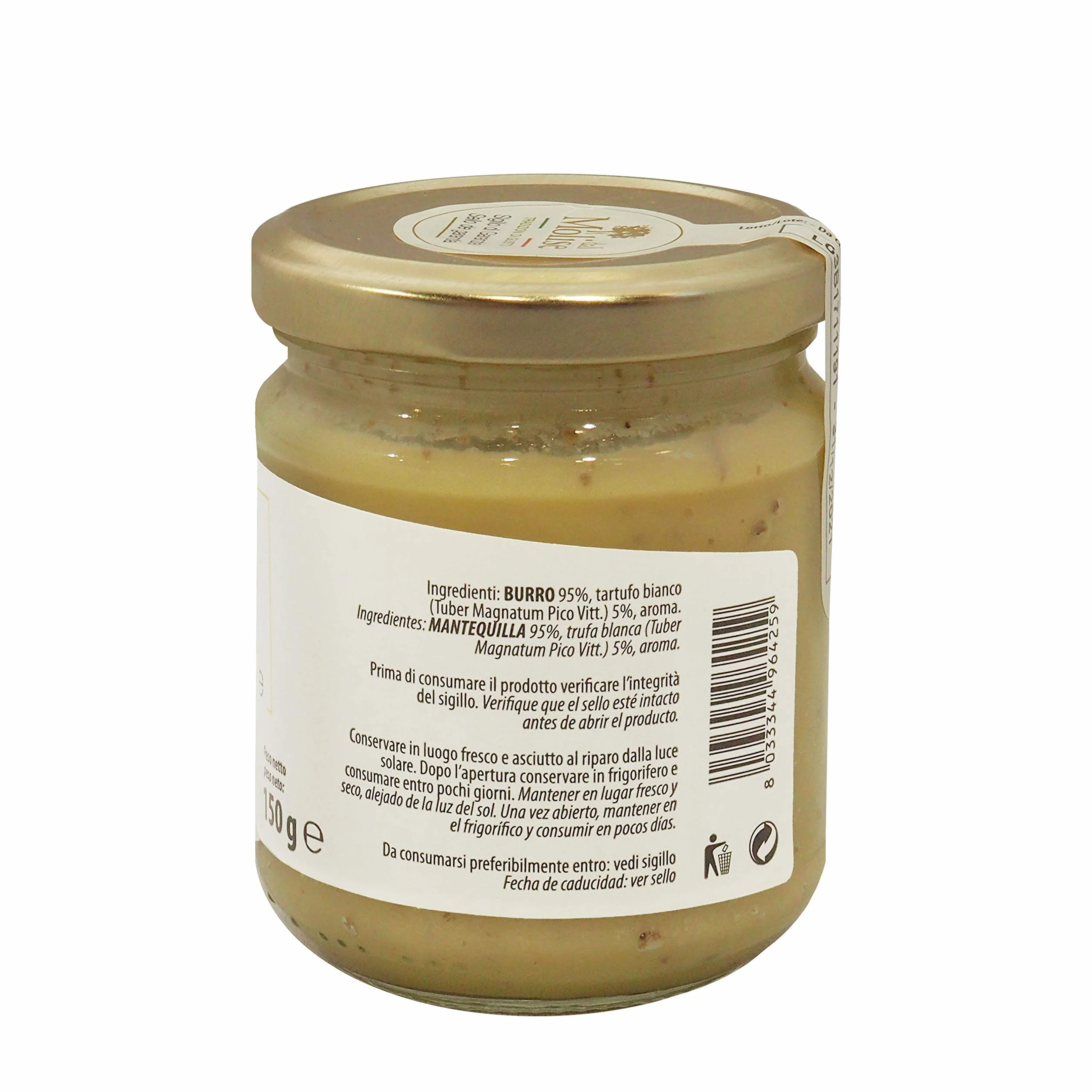 MANTEQUILLA CON TRUFA BLANCA GOURMET 150gr