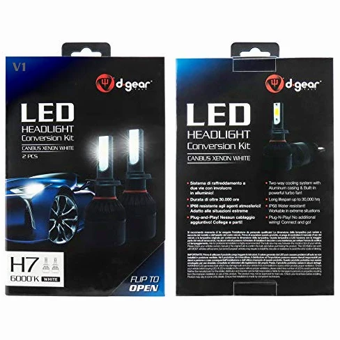 Kit de conversión LED H7 6000 K – 2 unidades