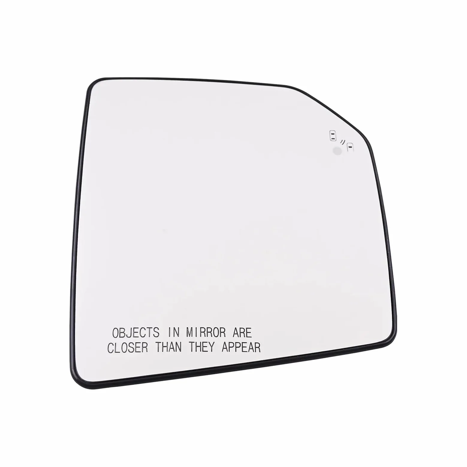 Vidrio Del Espejo Retrovisor Cristal de espejo retrovisor con calefacción alerta punto ciego auxiliar para F-150 2015-2021 FL3Z17K707D instalar(Right Side)
