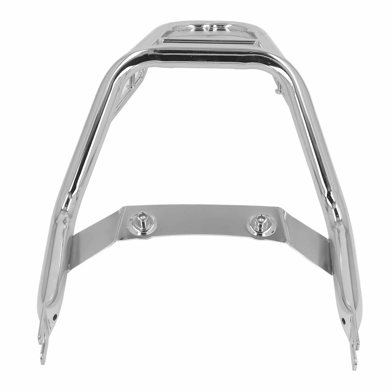 Yosoo Health Gear Portaequipajes Trasero, Portaequipajes Cromado de Acero Al Carbono para Monkey 125 2018 2022, Estante de Almacenamiento Duradero con Pasamanos para Motocicletas