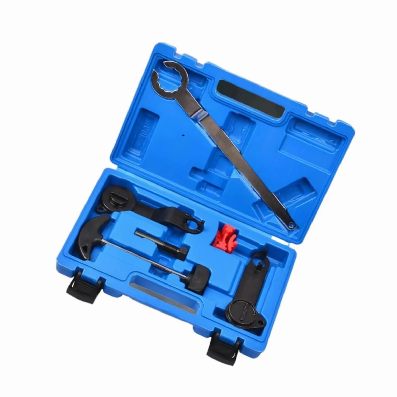 herramientas árbol levas Kit Compatible Con Seat Para Ibiza 2012-2015 Para Leon Para Toledo Motor Coche Tensor Cadena Doble Herramienta De Bloqueo Polea Árbol Levas OEM: T10477