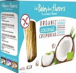 Le Pain des Fleurs Organic GF Pan crujiente de coco 6x125 g