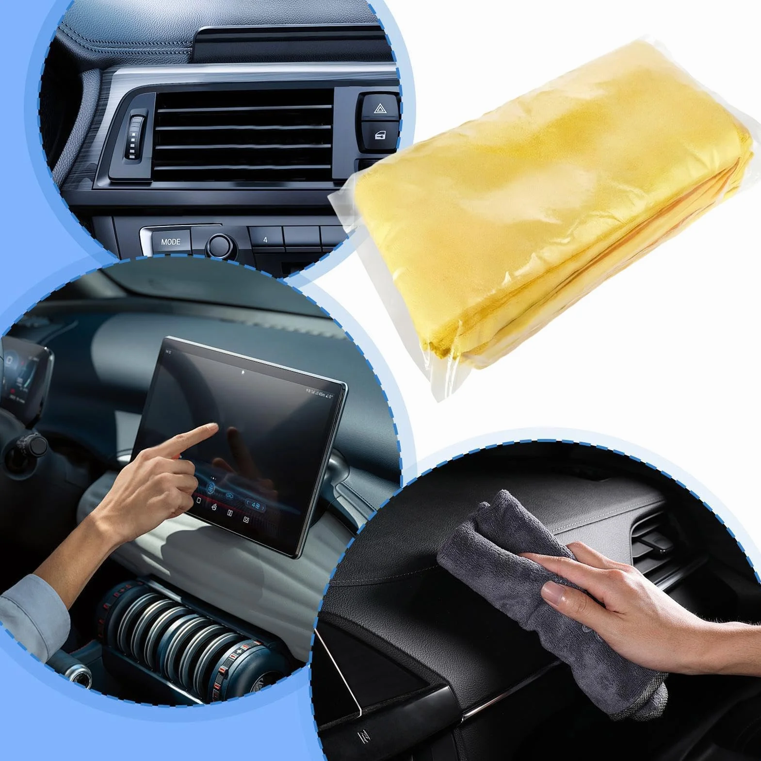 Paño De Limpieza De Microfibra 24 Piezas Paños De Eliminación De Polvo | Paño De Eliminación De Polvo Carrocería Para Propietarios Conductores Detailers Inquilinos Casa