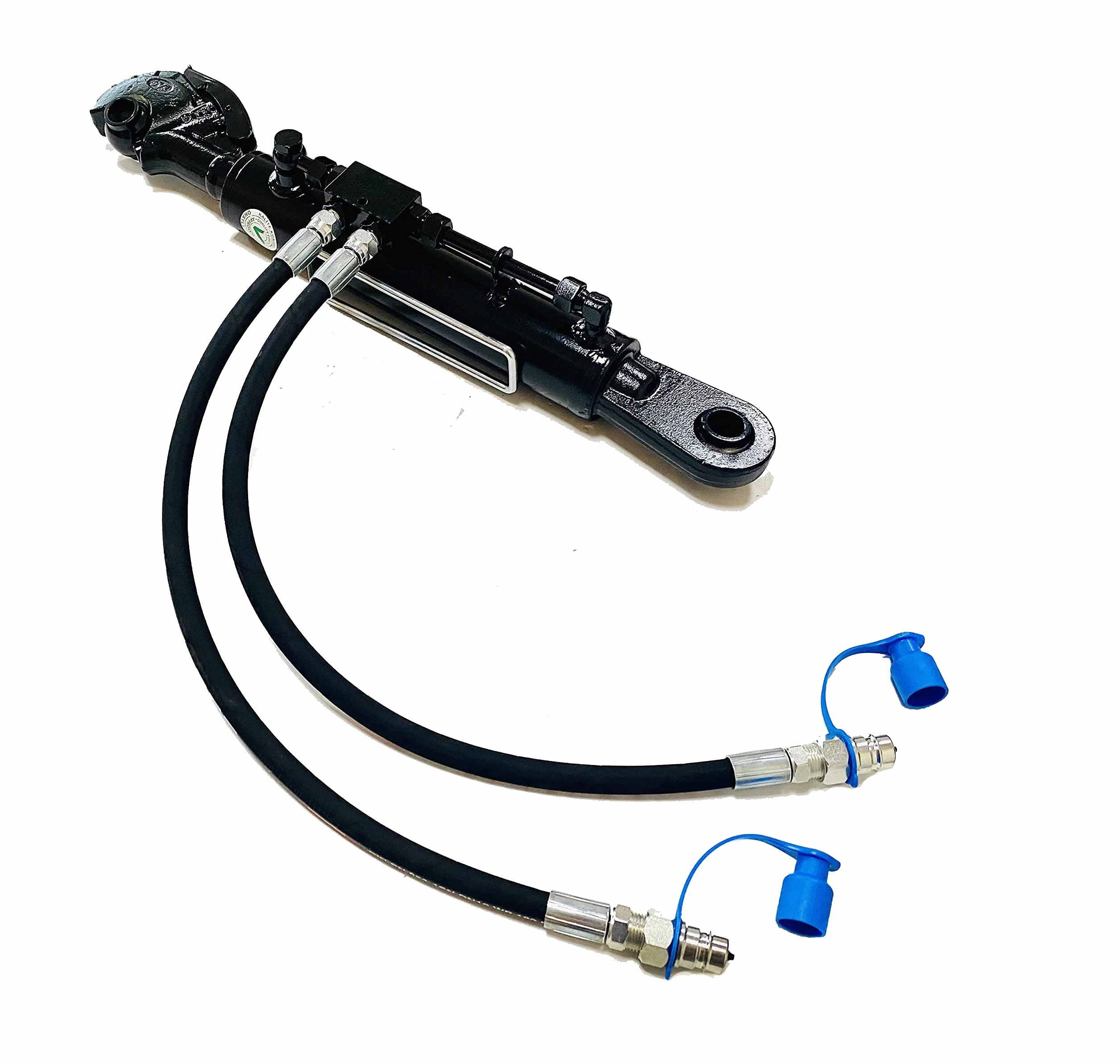 Tercer Punto Hidráulico Cat 2 (500 – 676 mm) con Engache Rápido, Bloque de Bloqueo y 2 Mangueras